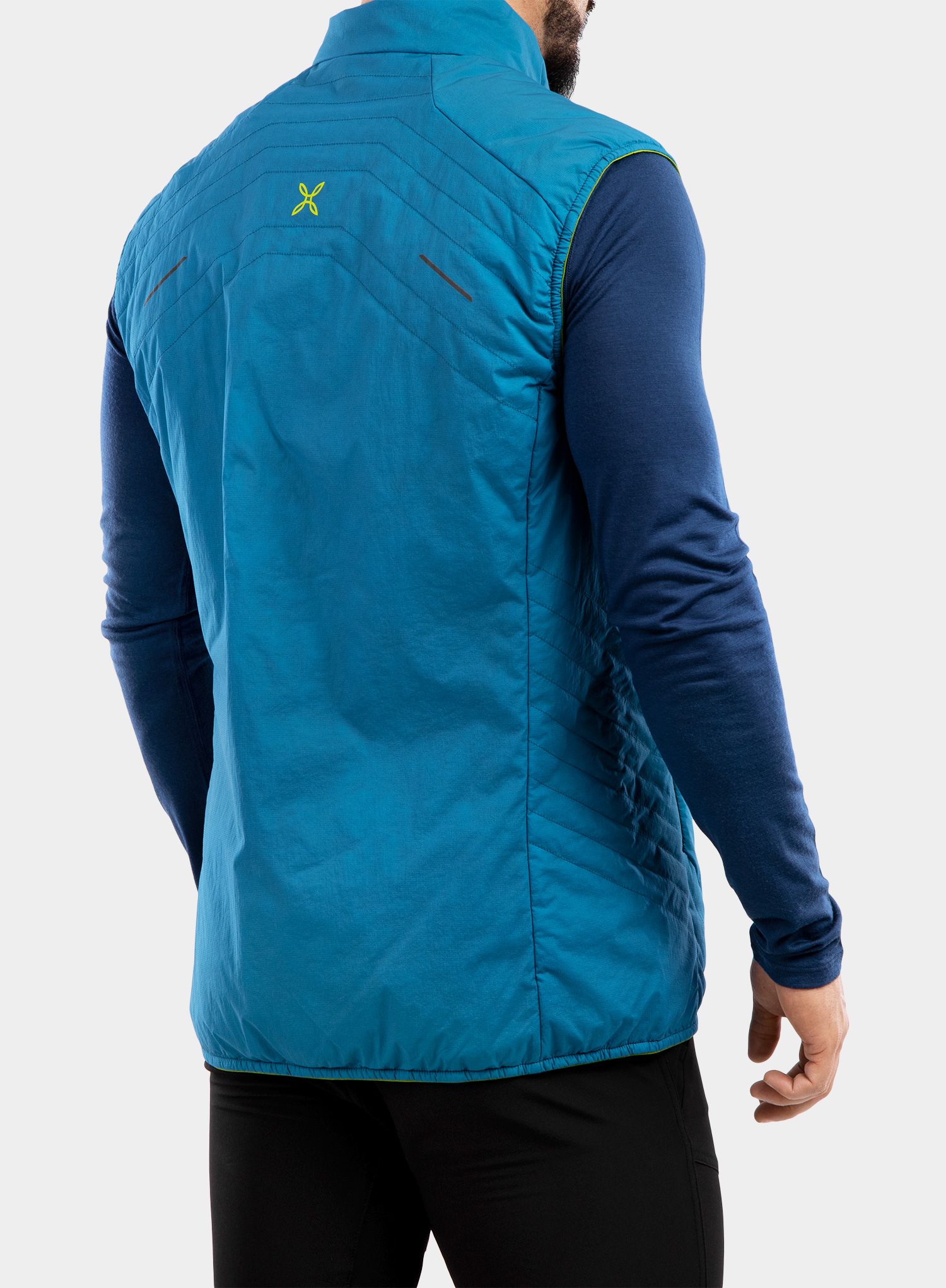 Prsluk Montura Connect Pro Vest - teal blue/acid green
