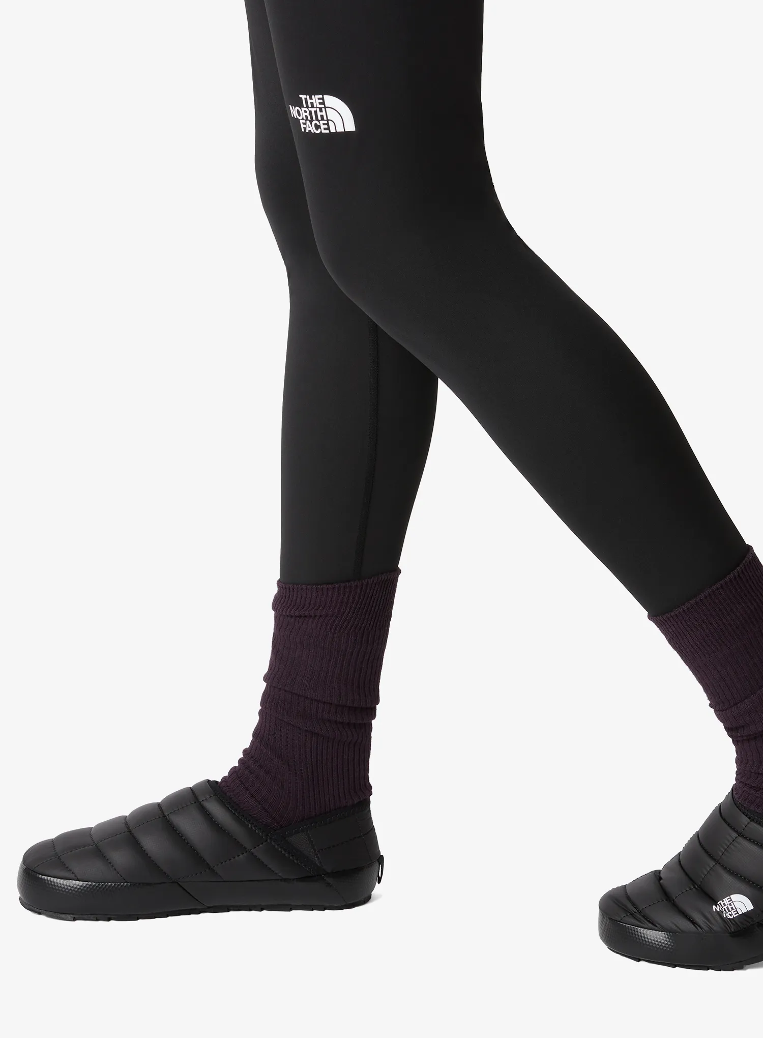 Ženske perjane papuče The North Face ThermoBall Traction Mule V - tnf black/tnf black