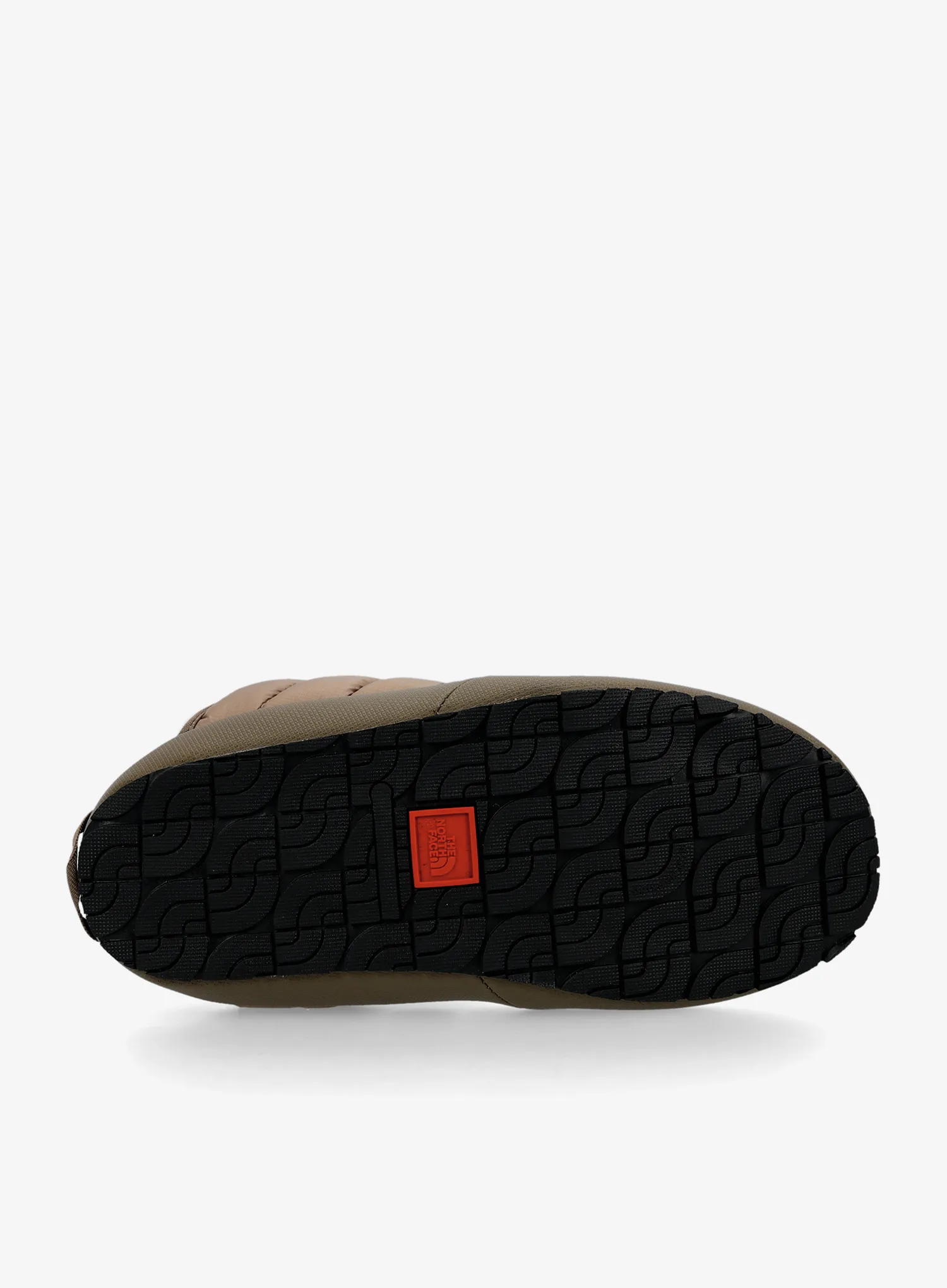 Ženske papuče s postavom The North Face Thermoball Traction Bootie - mushroom grey/mocha brown