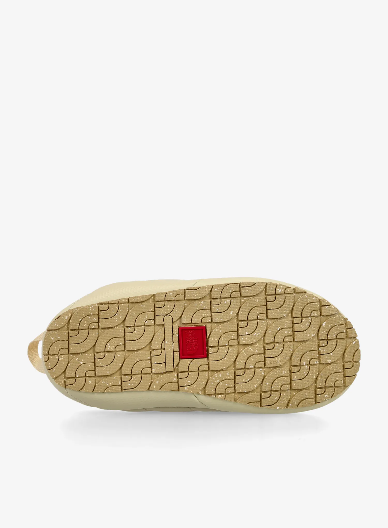 Ženske papuče s postavom The North Face ThermoBall Traction Mule V - gravel/white dune