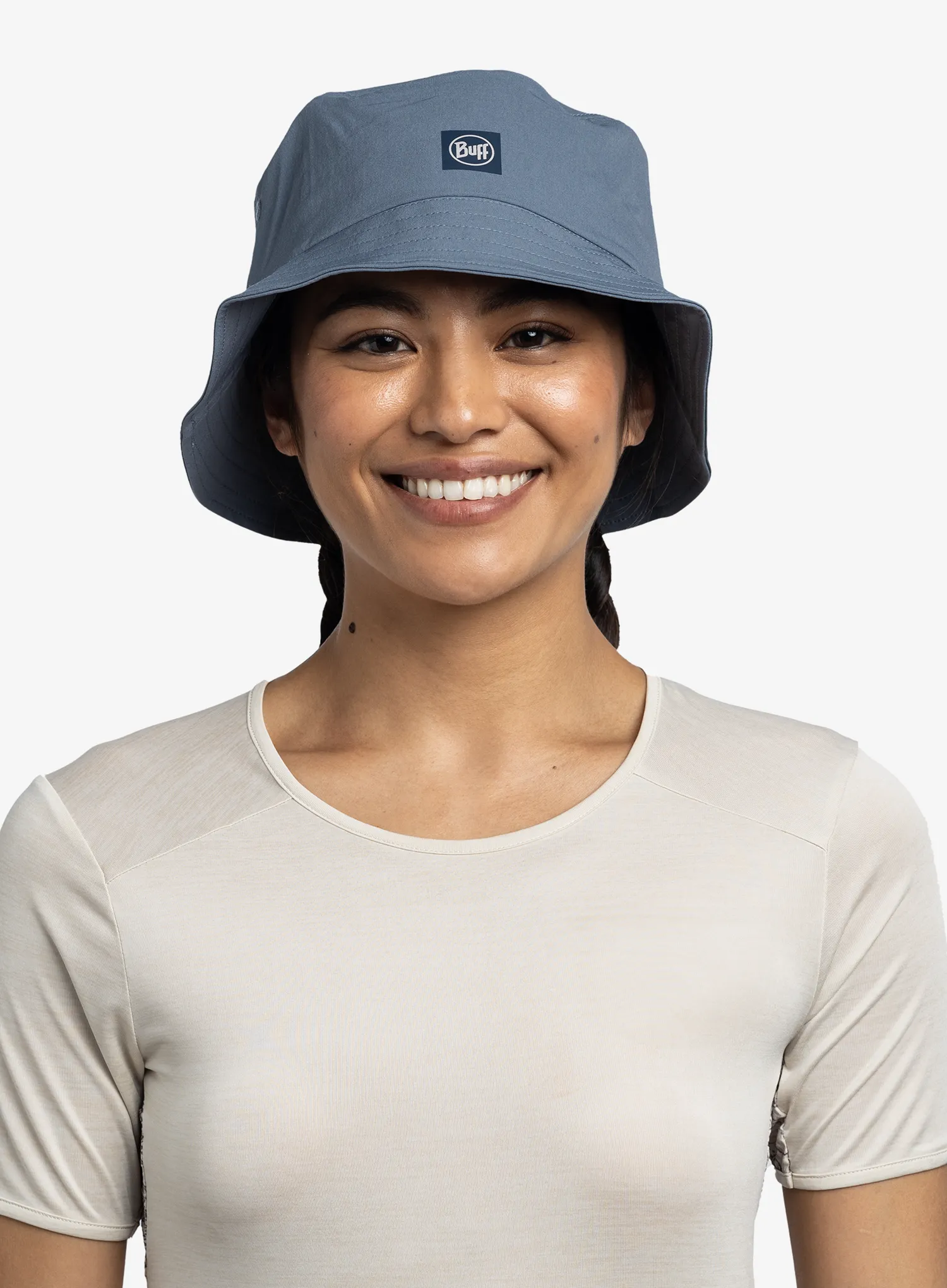 Šešir Buff Adventure Bucket Hat - solid stone blue