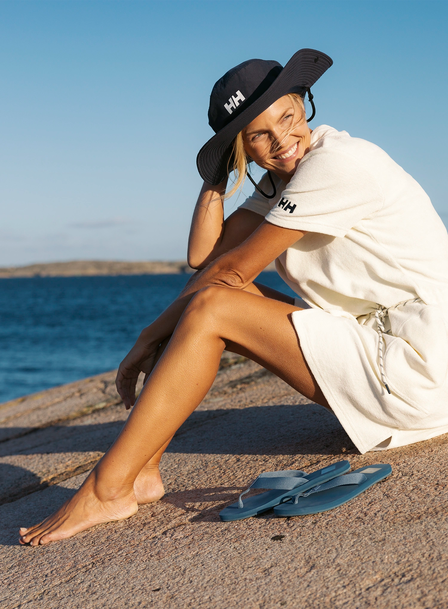 Šešir Helly Hansen Crew Sun Hat - navy