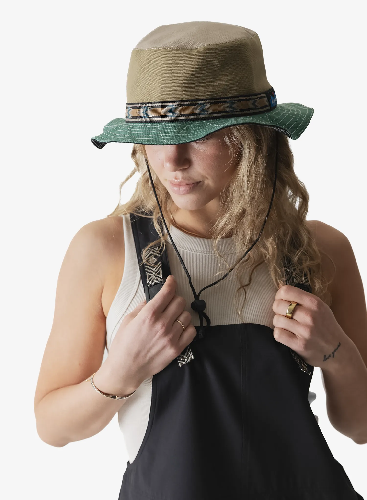 Šešir Kavu Organic Strap Bucket - forest mix