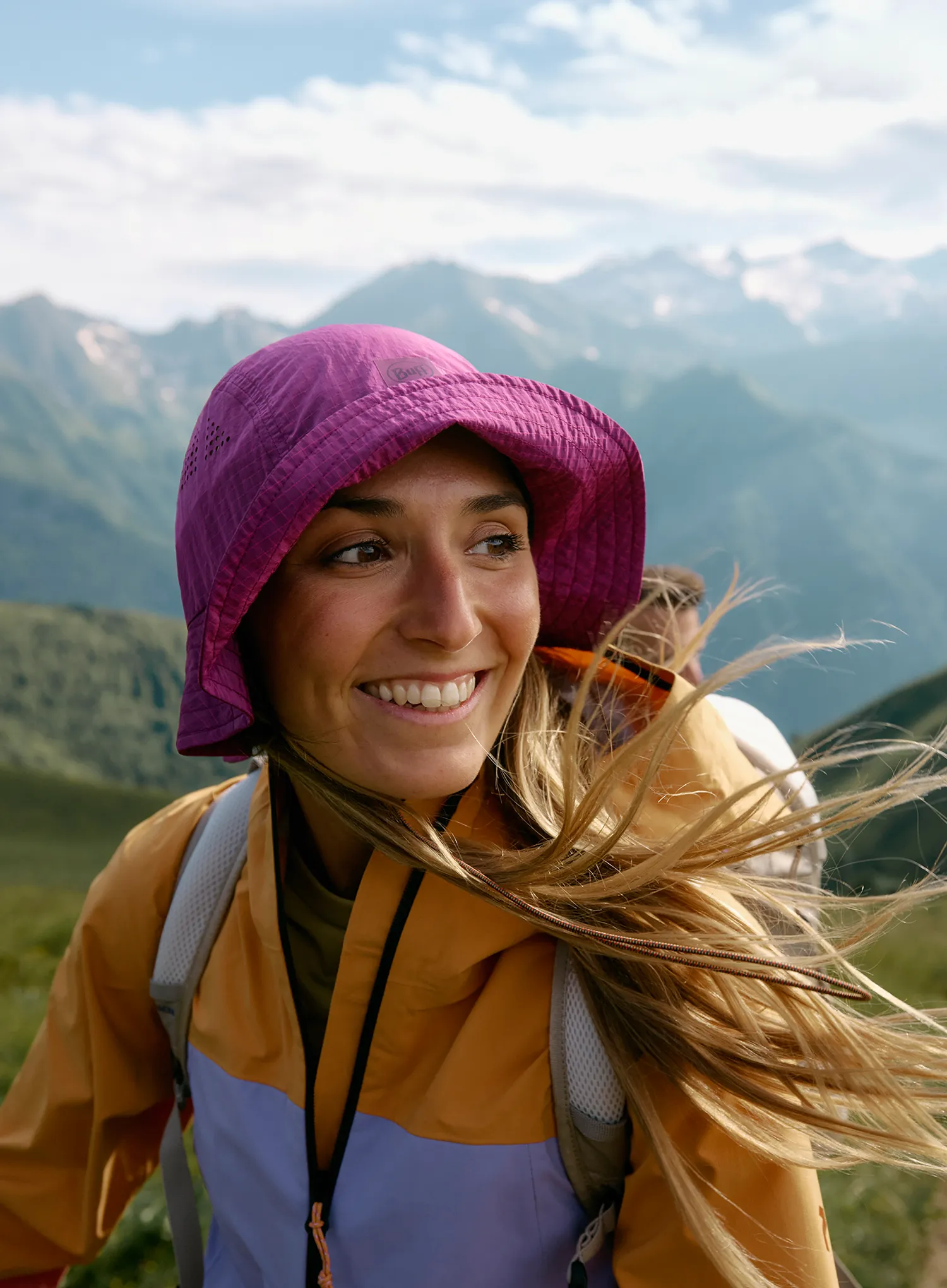 Planinarski šešir Buff Go Bucket Hat - solid purplish