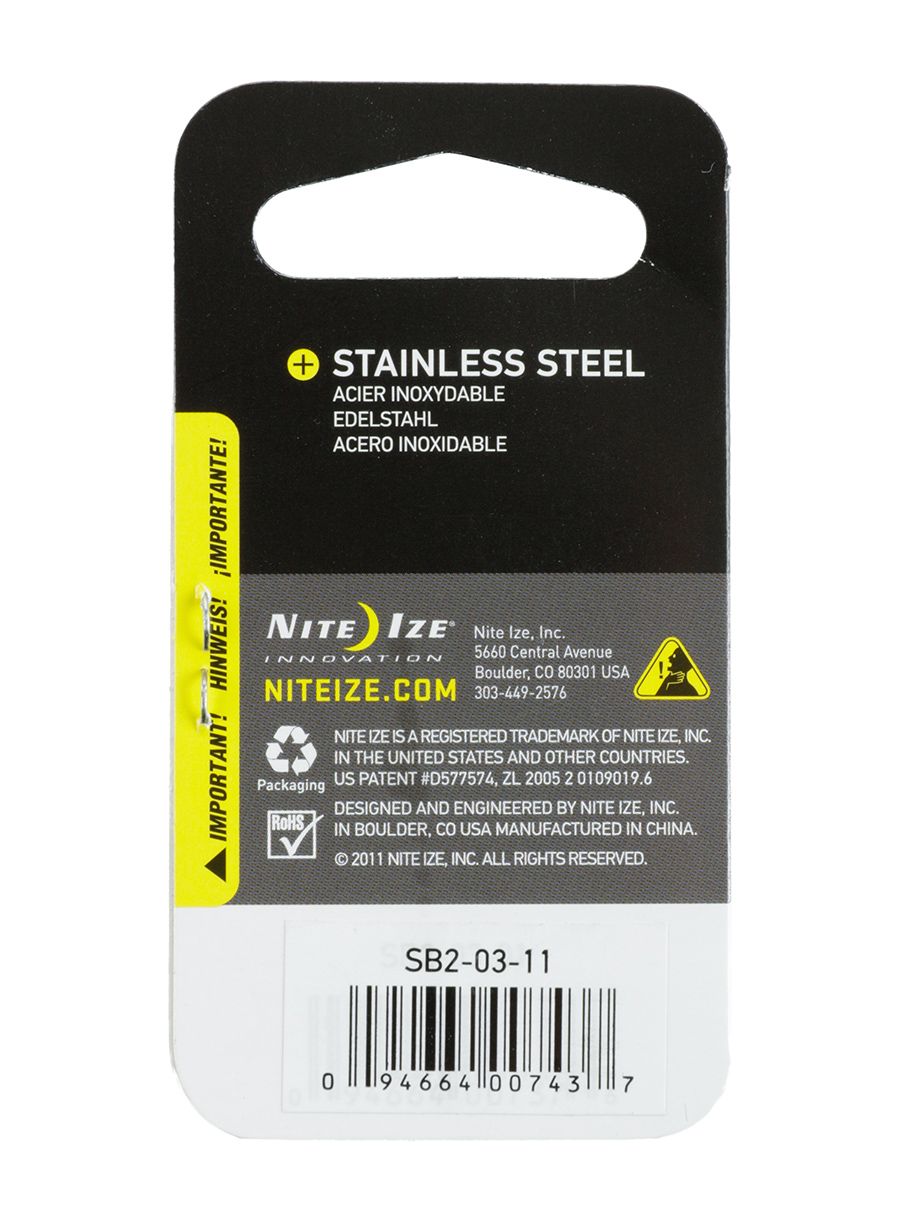 Karabiner Nite Ize S-Biner 2 - steel