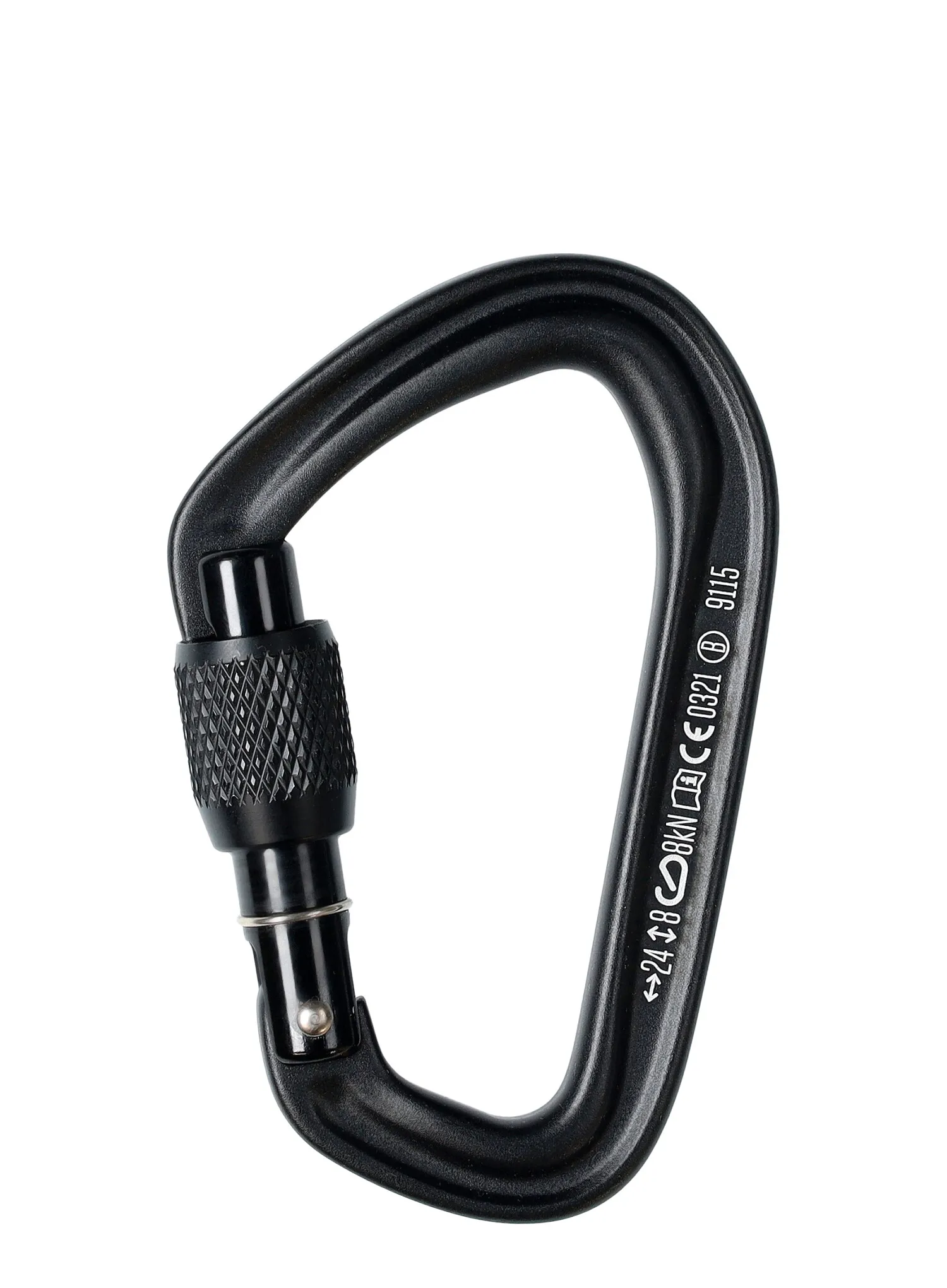 Karabiner za penjanje Black Diamond HotForge Screwgate - black