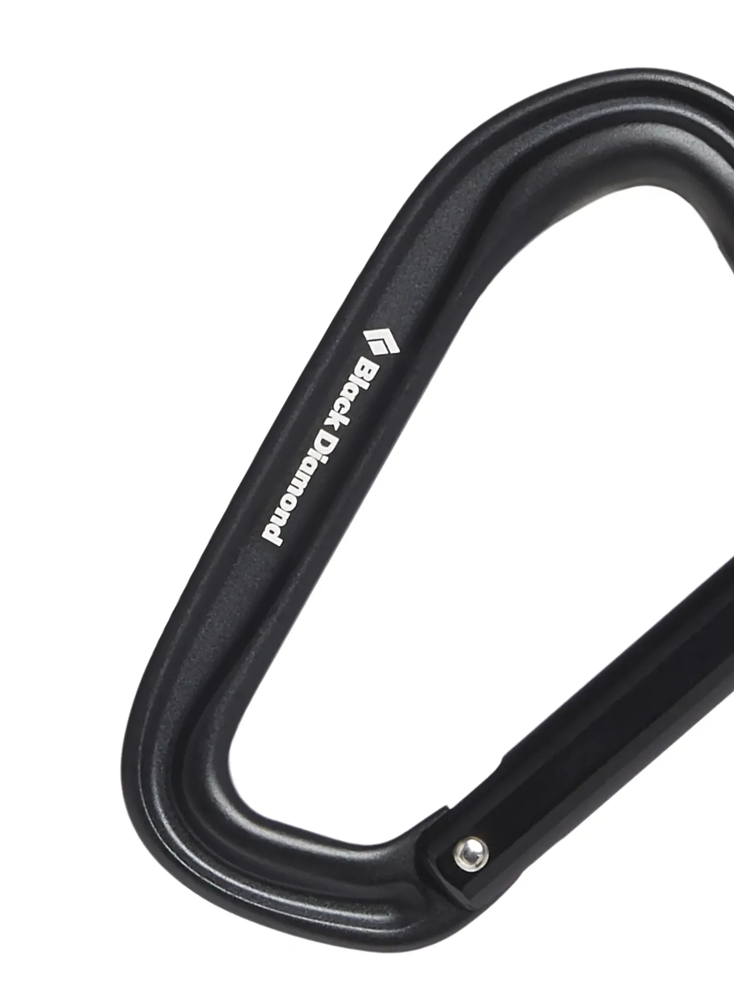 Karabiner za penjanje Black Diamond HotForge Straight Gate - black
