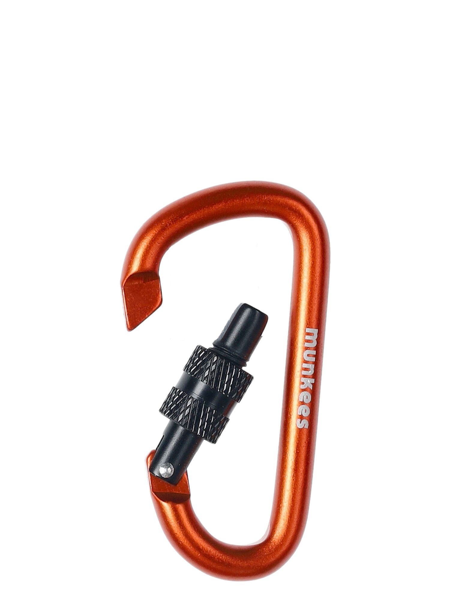 Karabiner s maticom Munkees D-Shape w/Screw Lock - Ø 6 x 60 mm