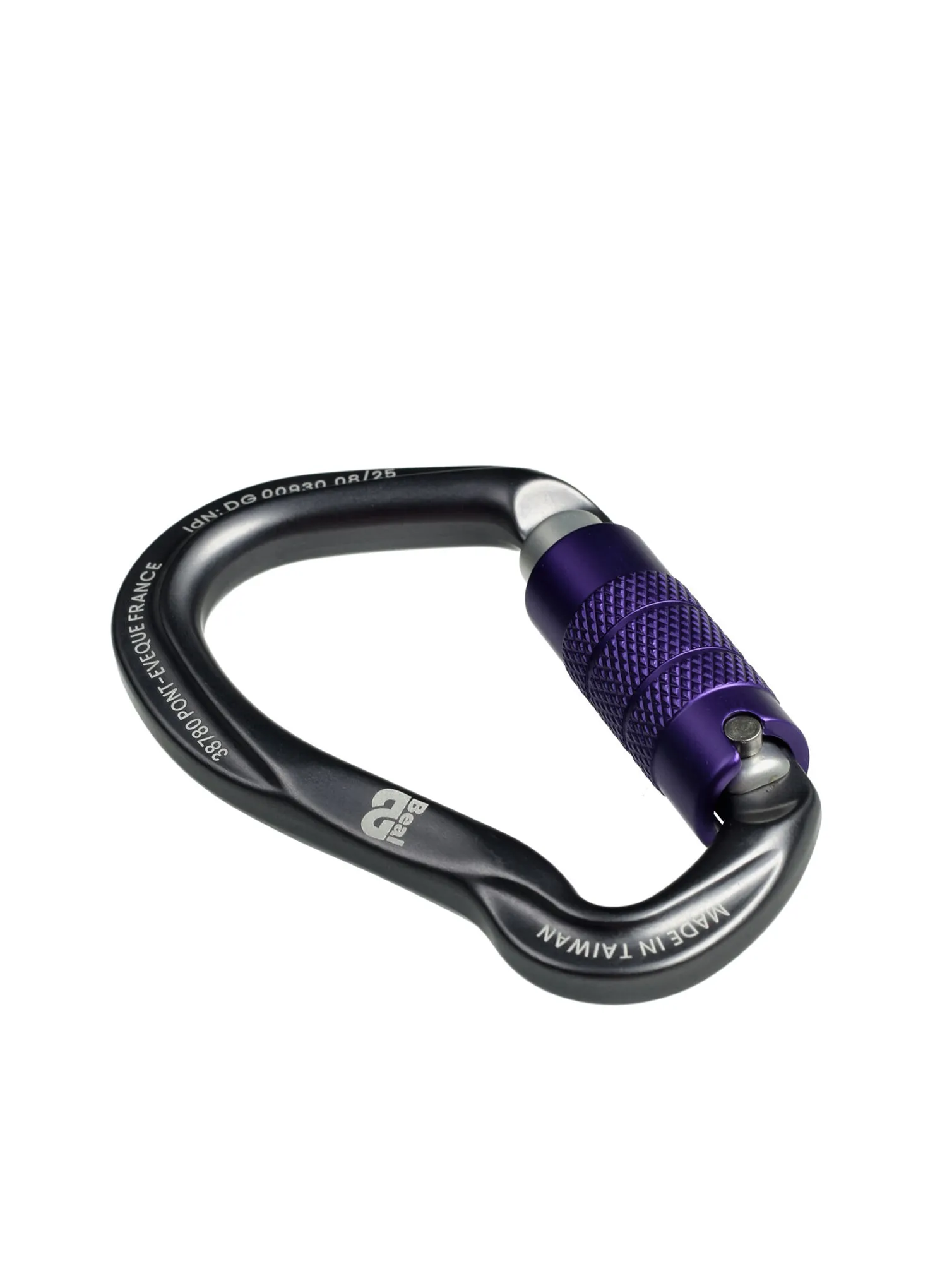 Karabiner za penjanje Beal Be Link 3-Matic - darkstone
