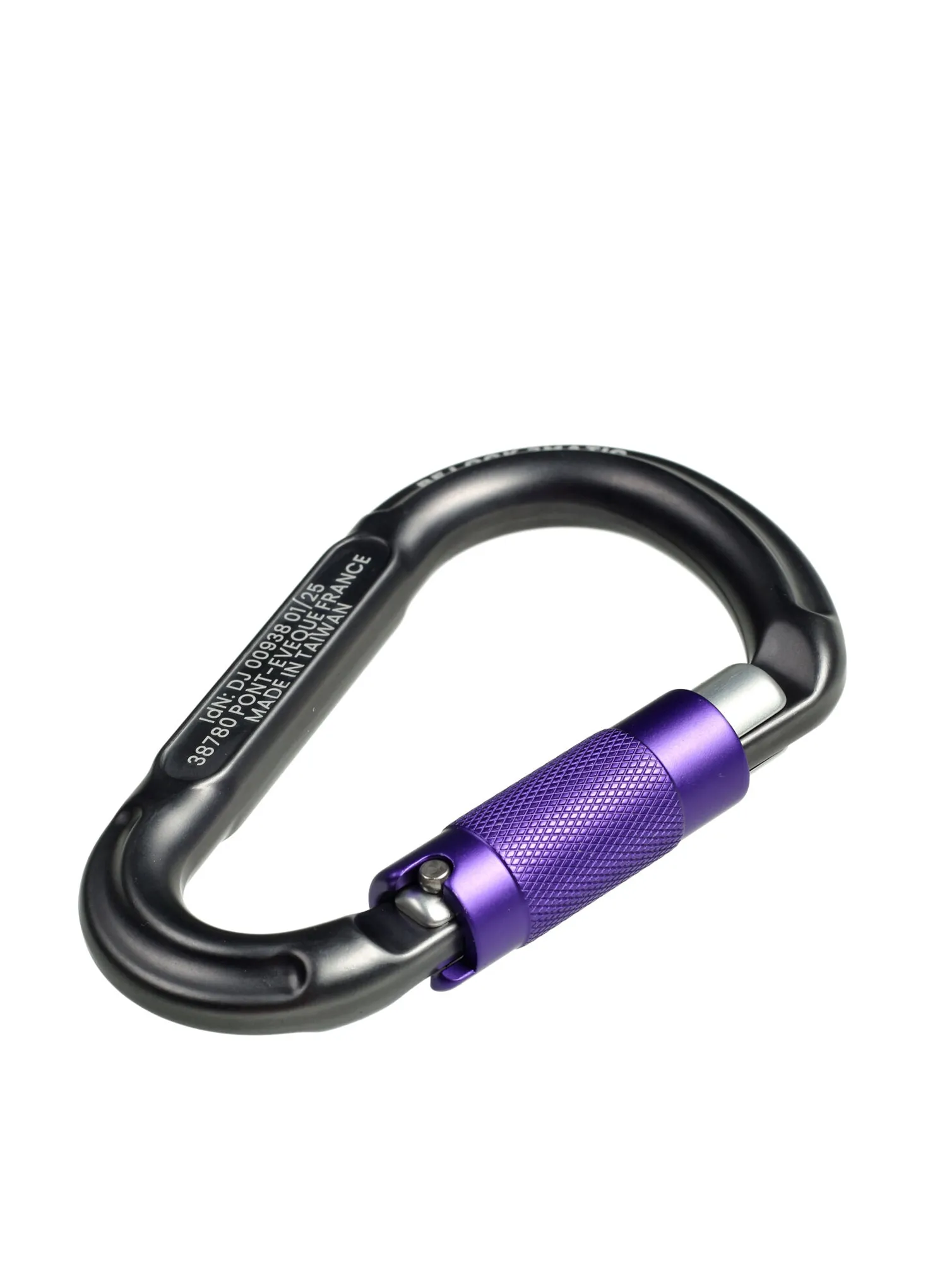 Karabiner za penjanje Beal Be Lock 3-Matic - darkstone