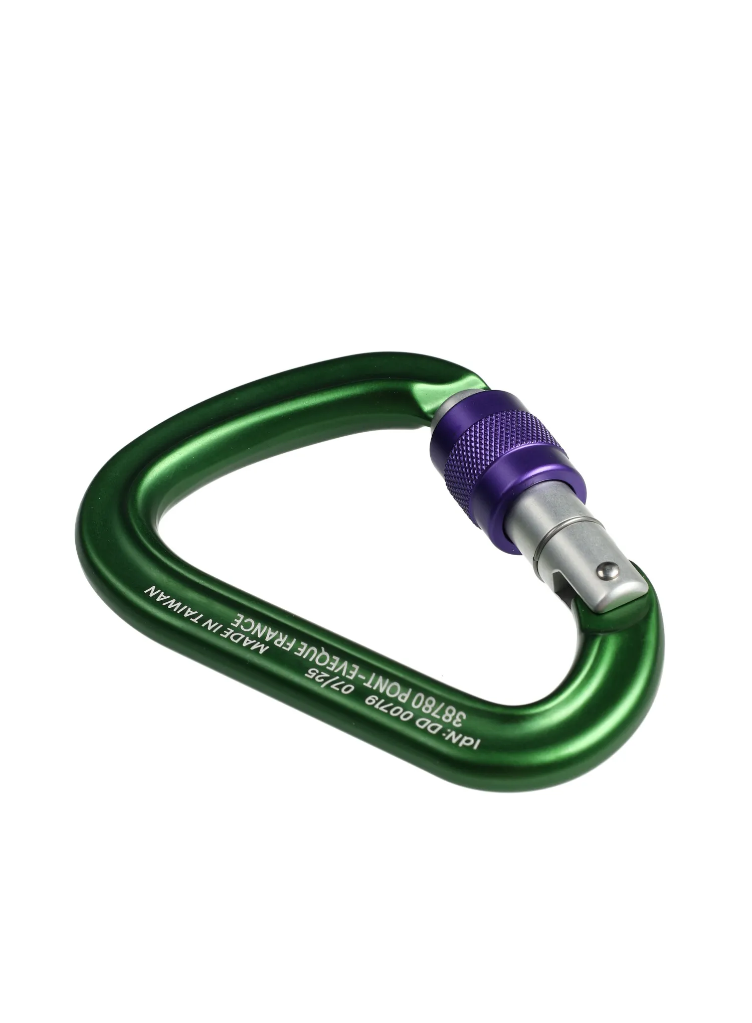 Karabiner za penjanje Beal Be Safe Screw  - green