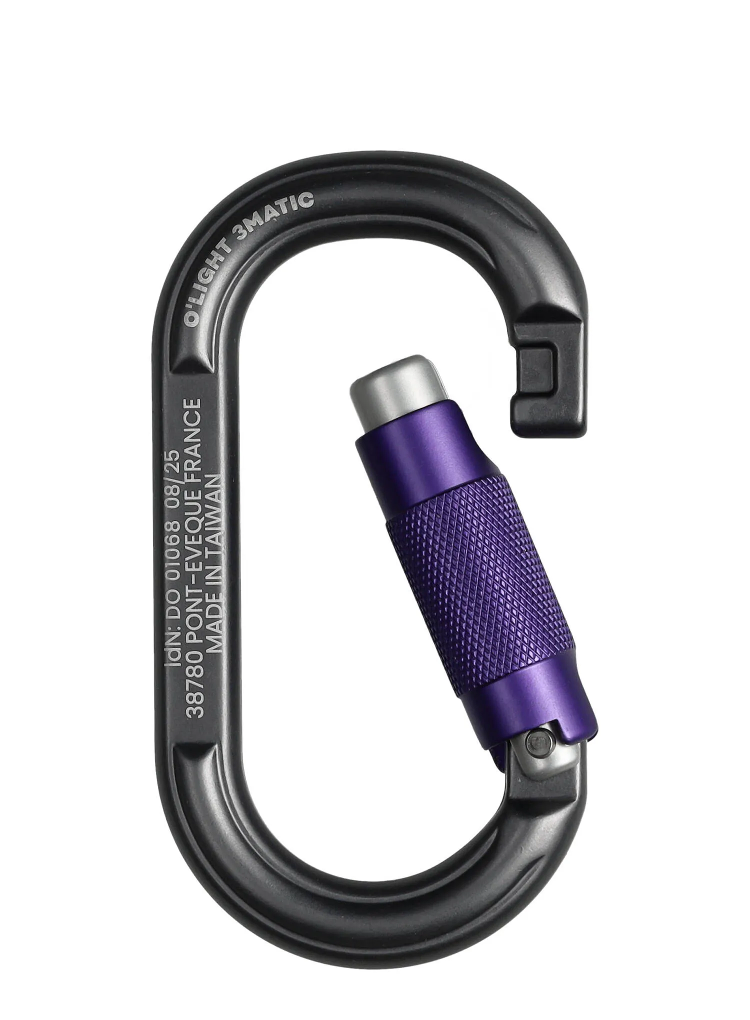 Karabiner za penjanje Beal O'Light 3-Matic - matt grey