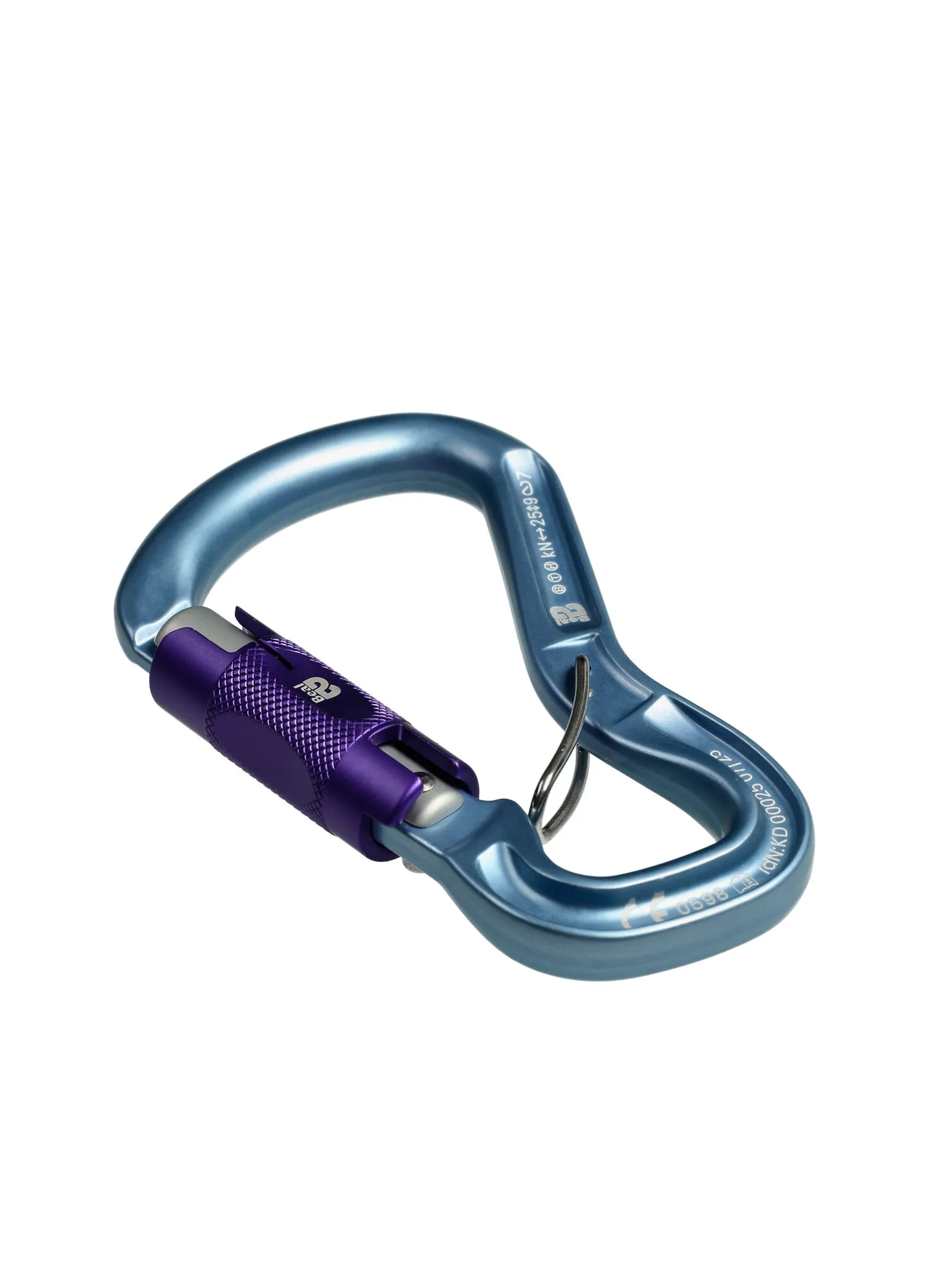 Karabiner za penjanje Beal Orient Express Bi Matic  - blue