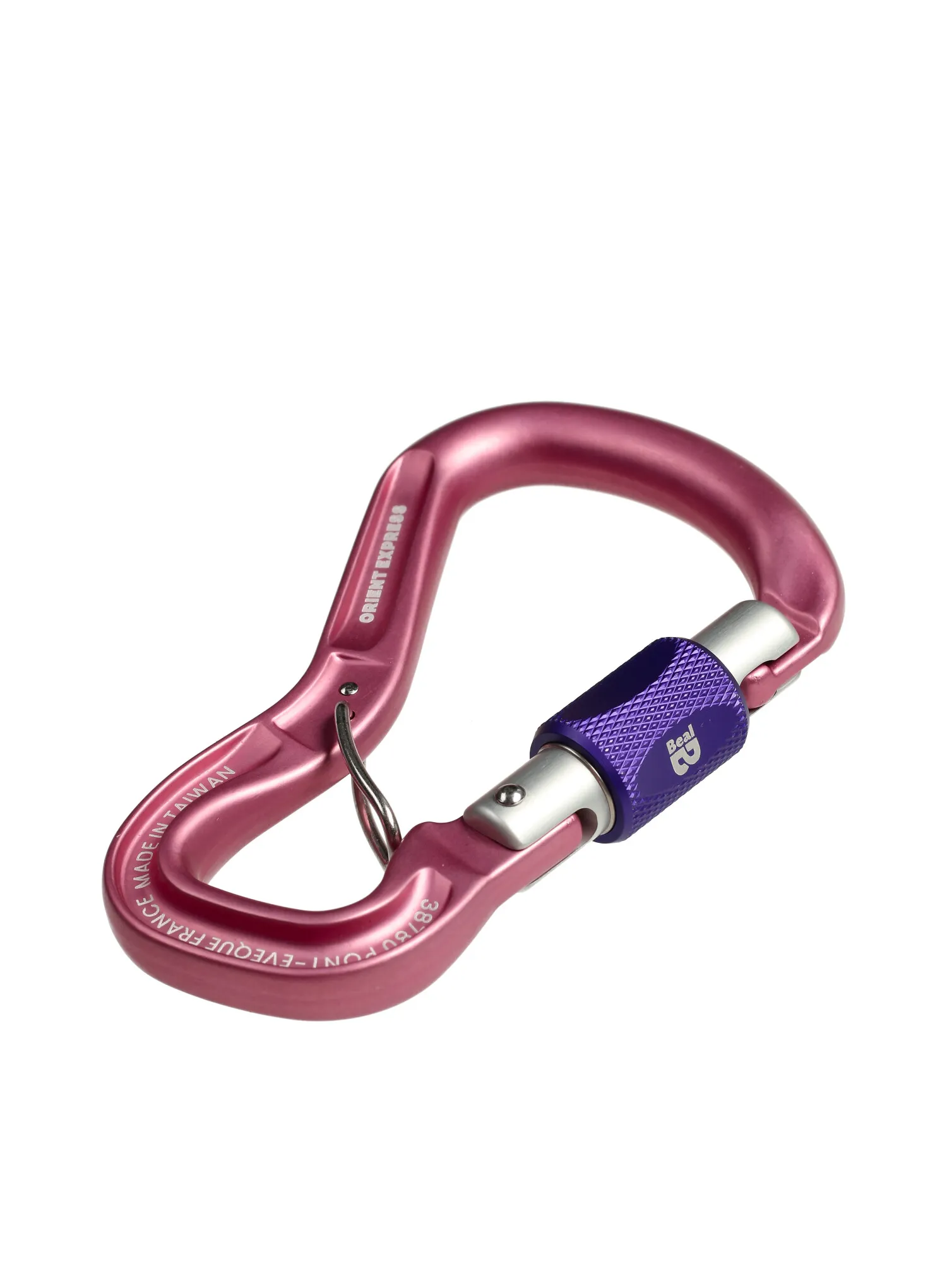 Karabiner za penjanje Beal Orient Express - pink