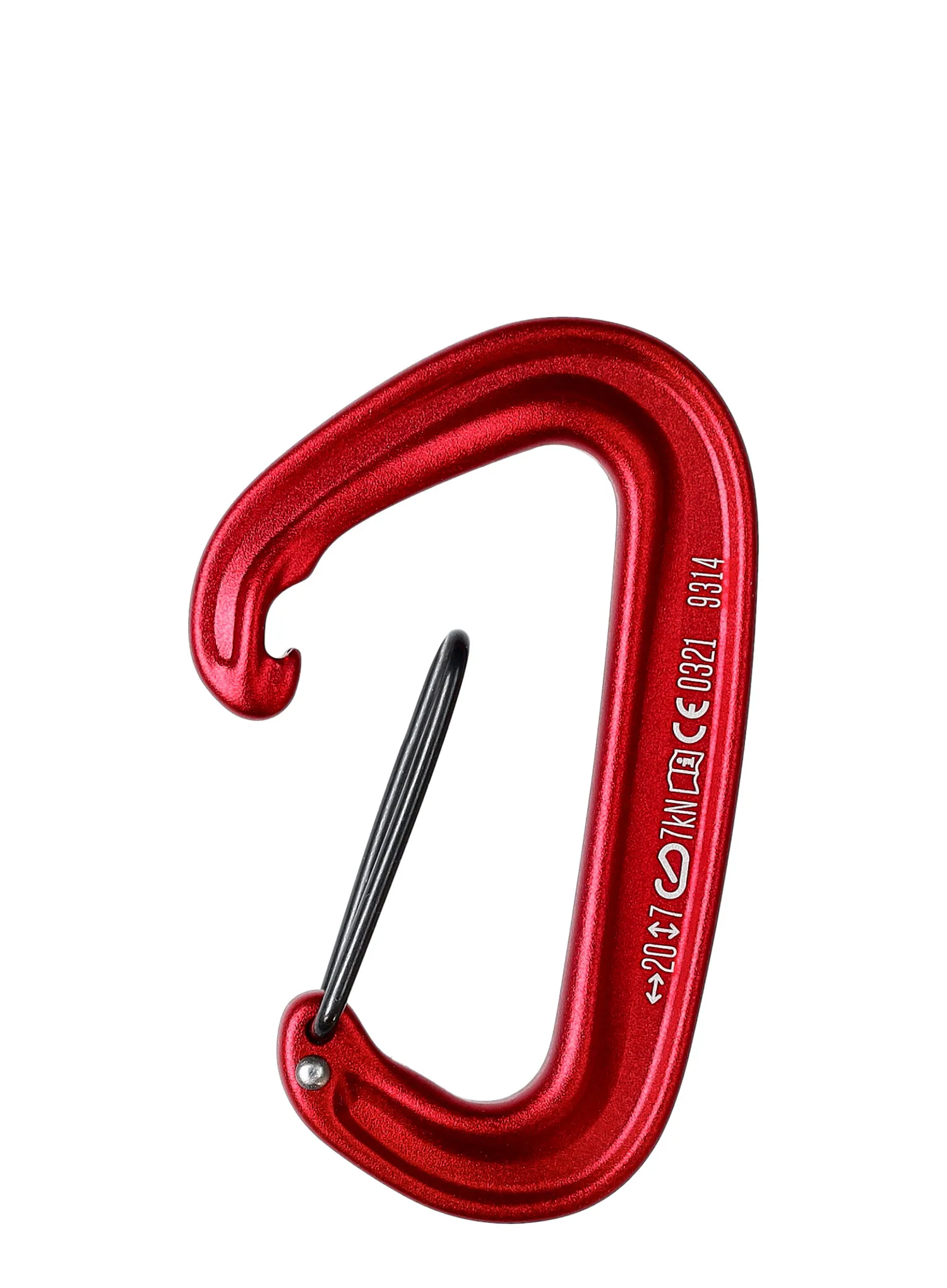 Karabiner za penjanje Black Diamond MiniWire - red