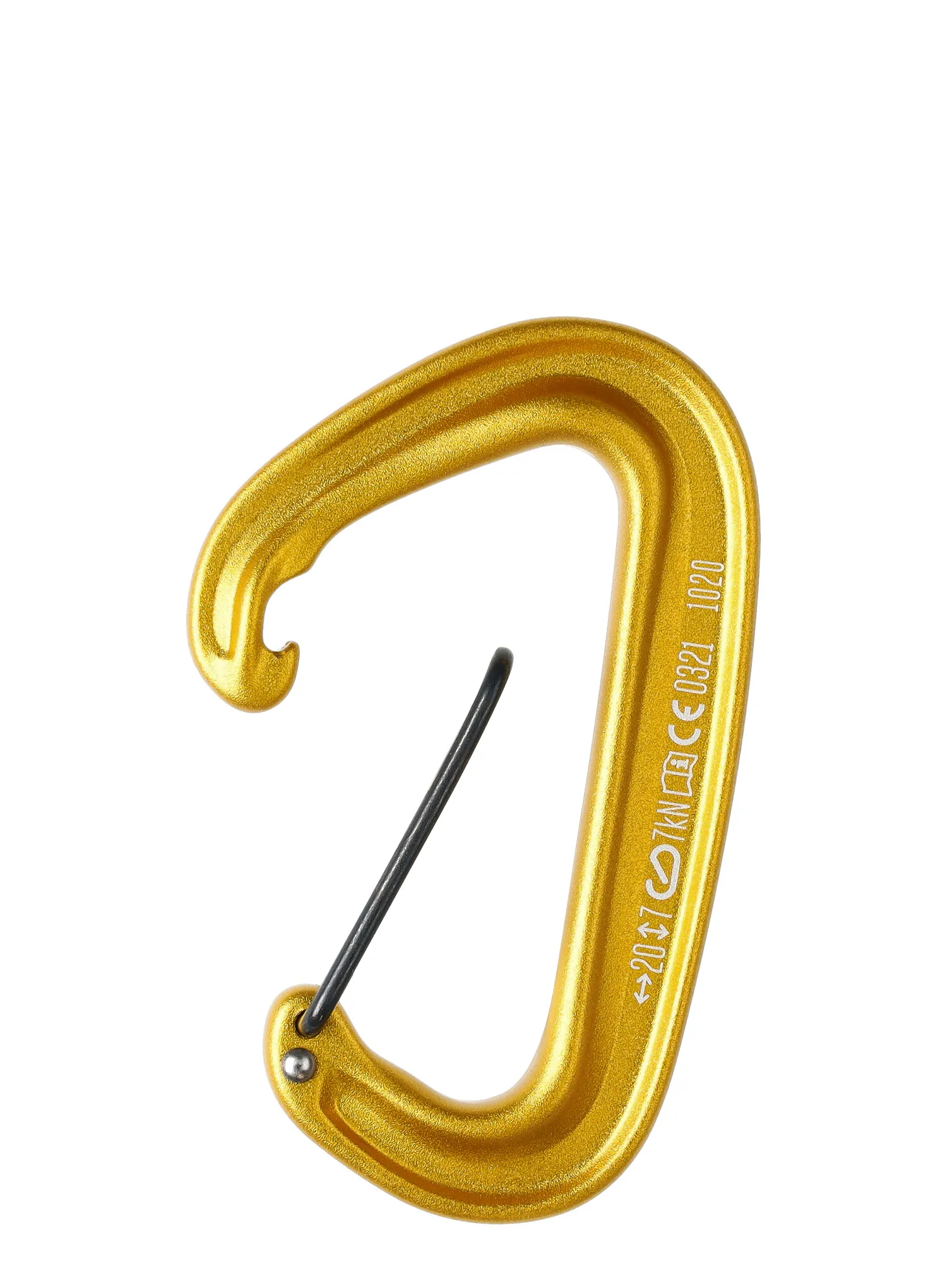 Karabiner za penjanje Black Diamond MiniWire - yellow