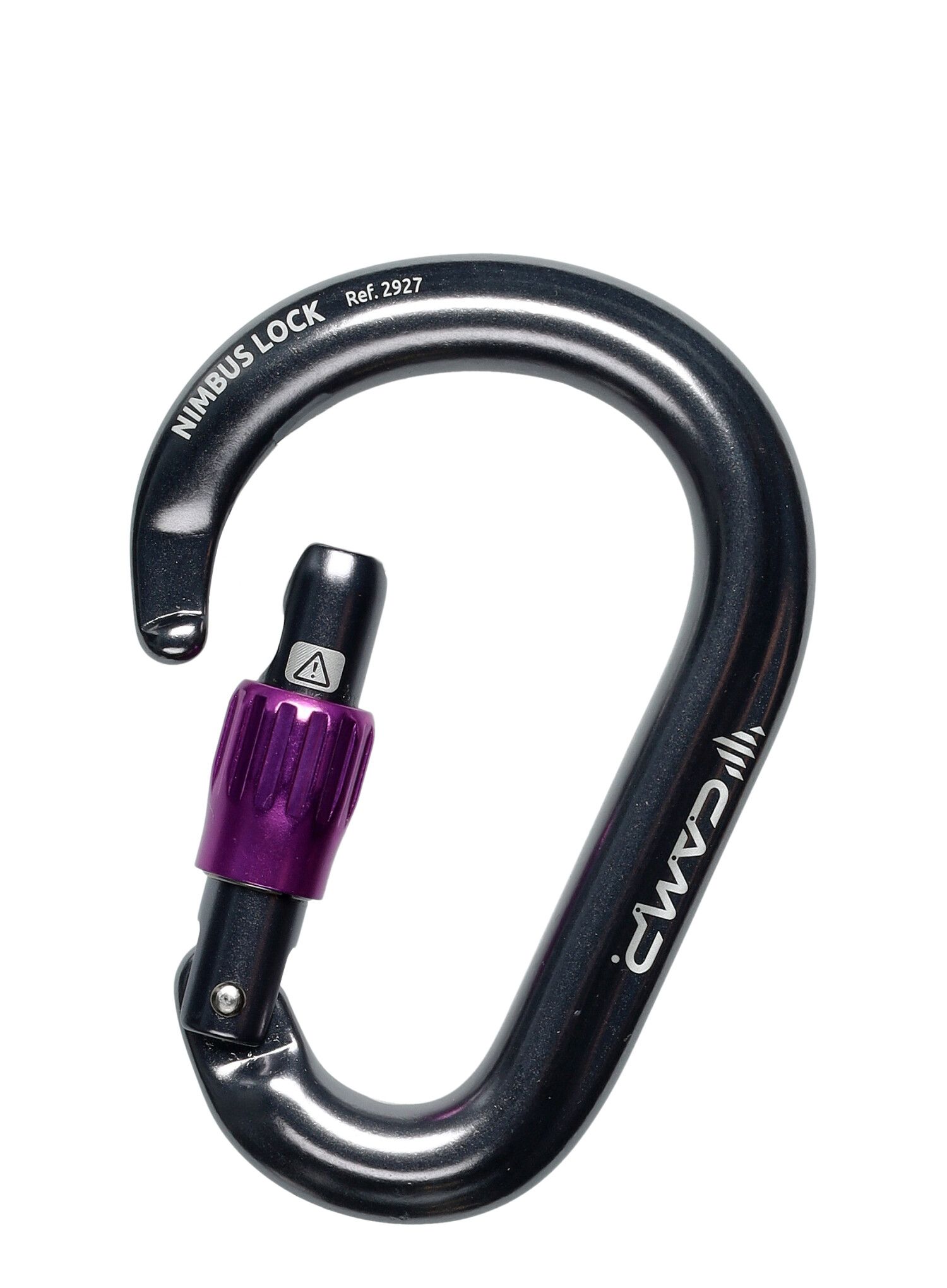 Karabiner za penjanje Camp Nimbus Lock - gun metal/fuchsia