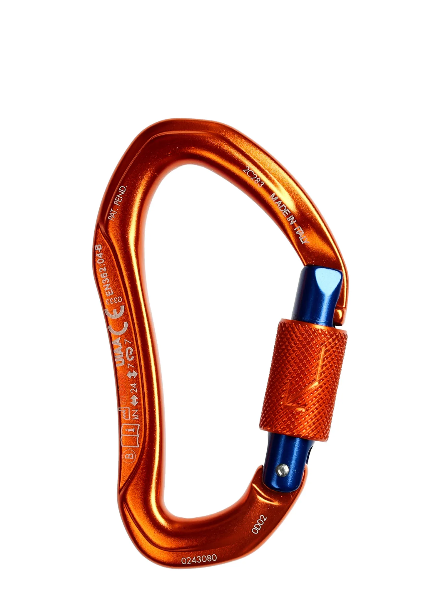 Karabiner za penjanje Climbing Technology/SKYLOTEC Morfo BG - orange/blue