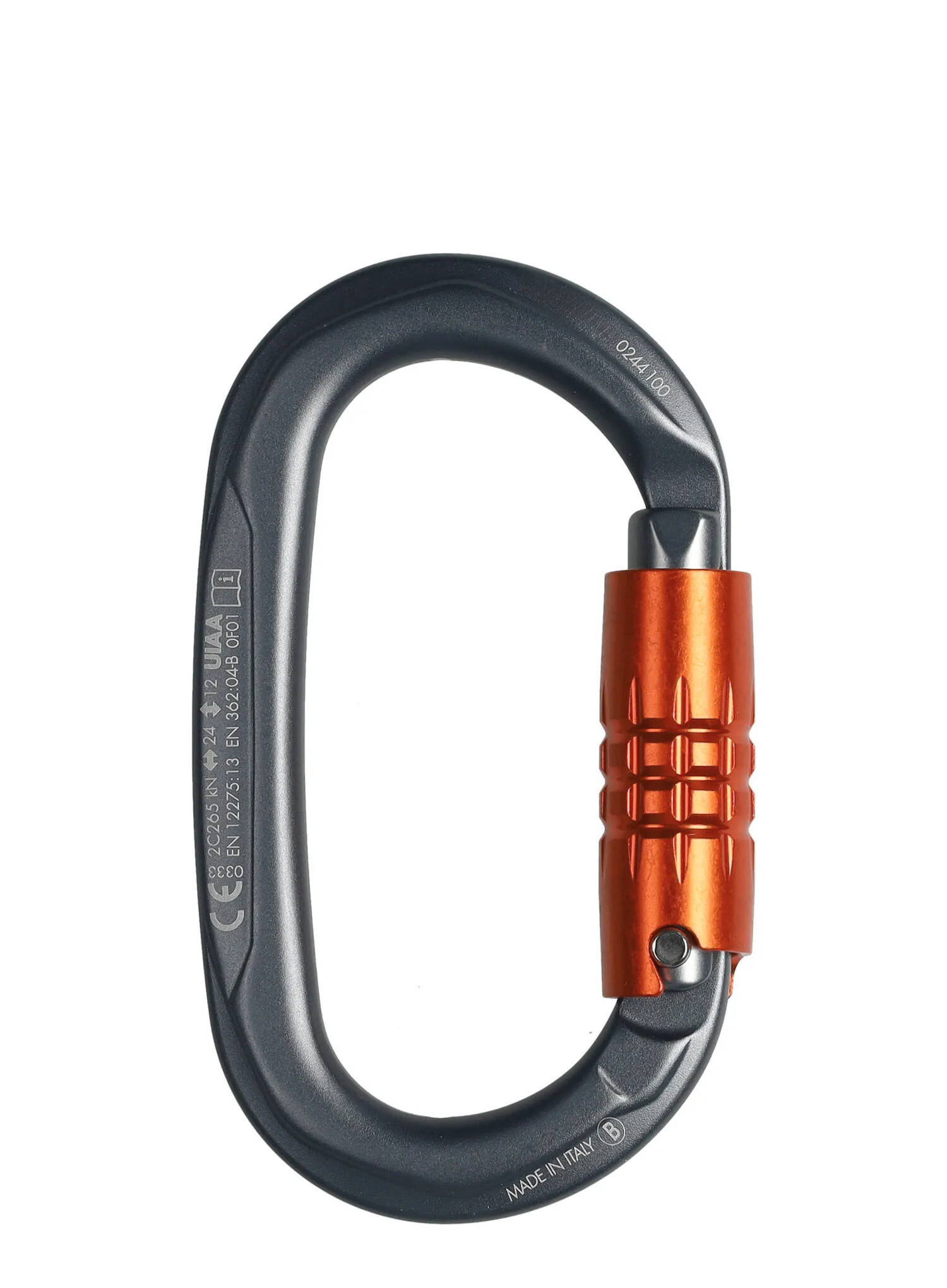 Karabiner za penjanje SKYLOTEC Obx TG - orange/gret