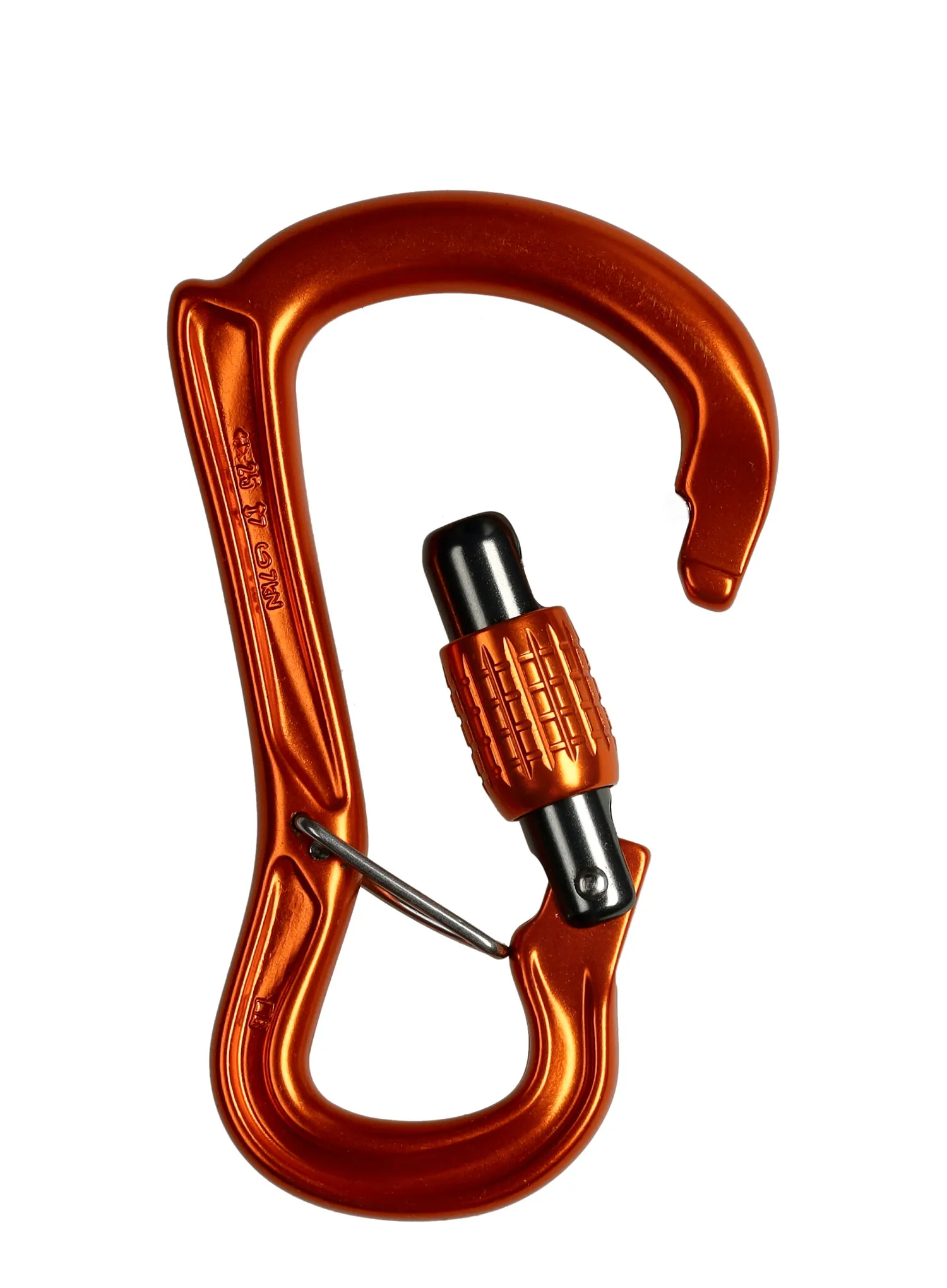 Karabiner za penjanje DMM Ceros Screwgate - orange