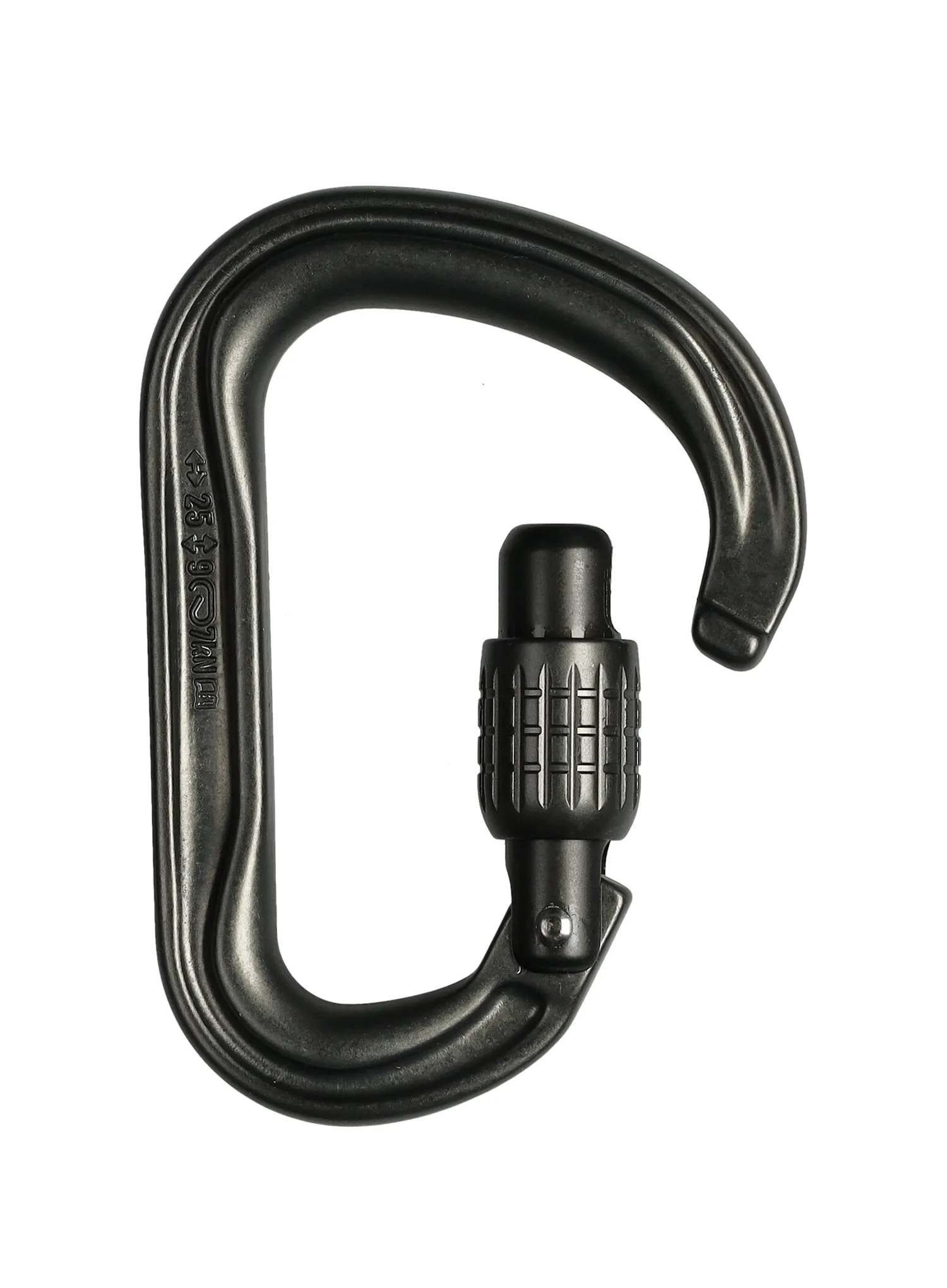 Karabiner za penjanje DMM Phantom HMS Screwgate - matt grey