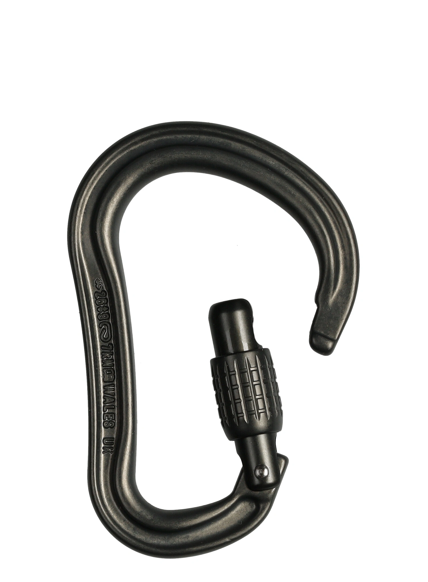 Karabiner za penjanje DMM Shadow HMS Screwgate - matt grey