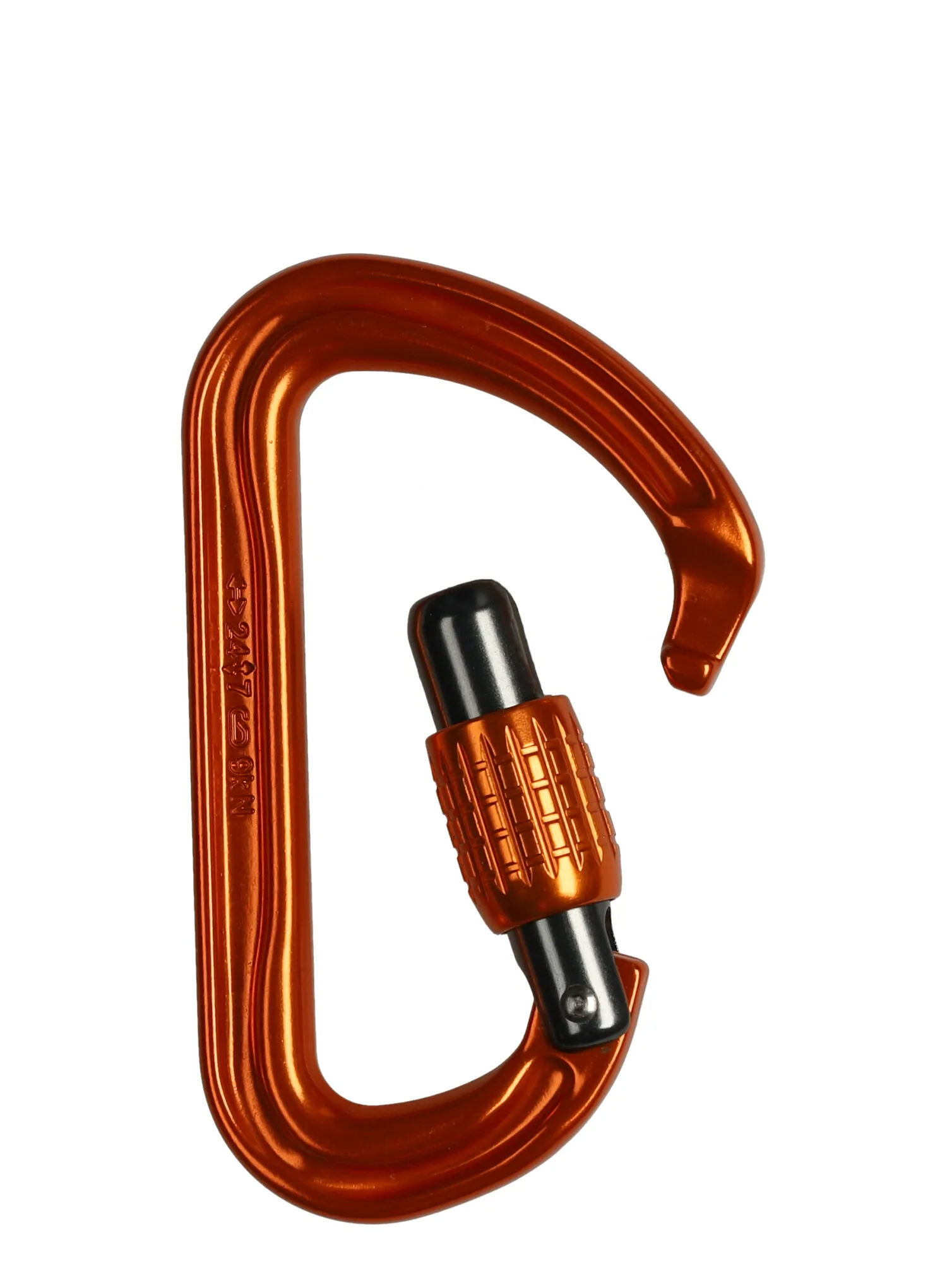 Karabiner za penjanje DMM Shadow Screwgate - orange