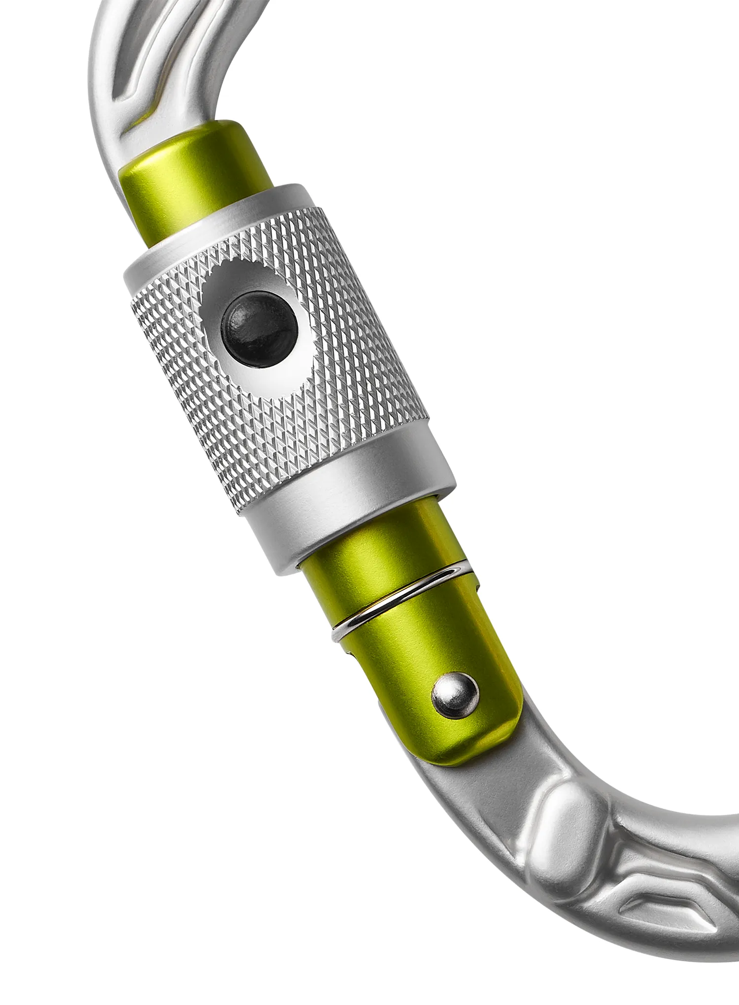 Karabiner za penjanje Edelrid HMS Bullet PermaLock - silver
