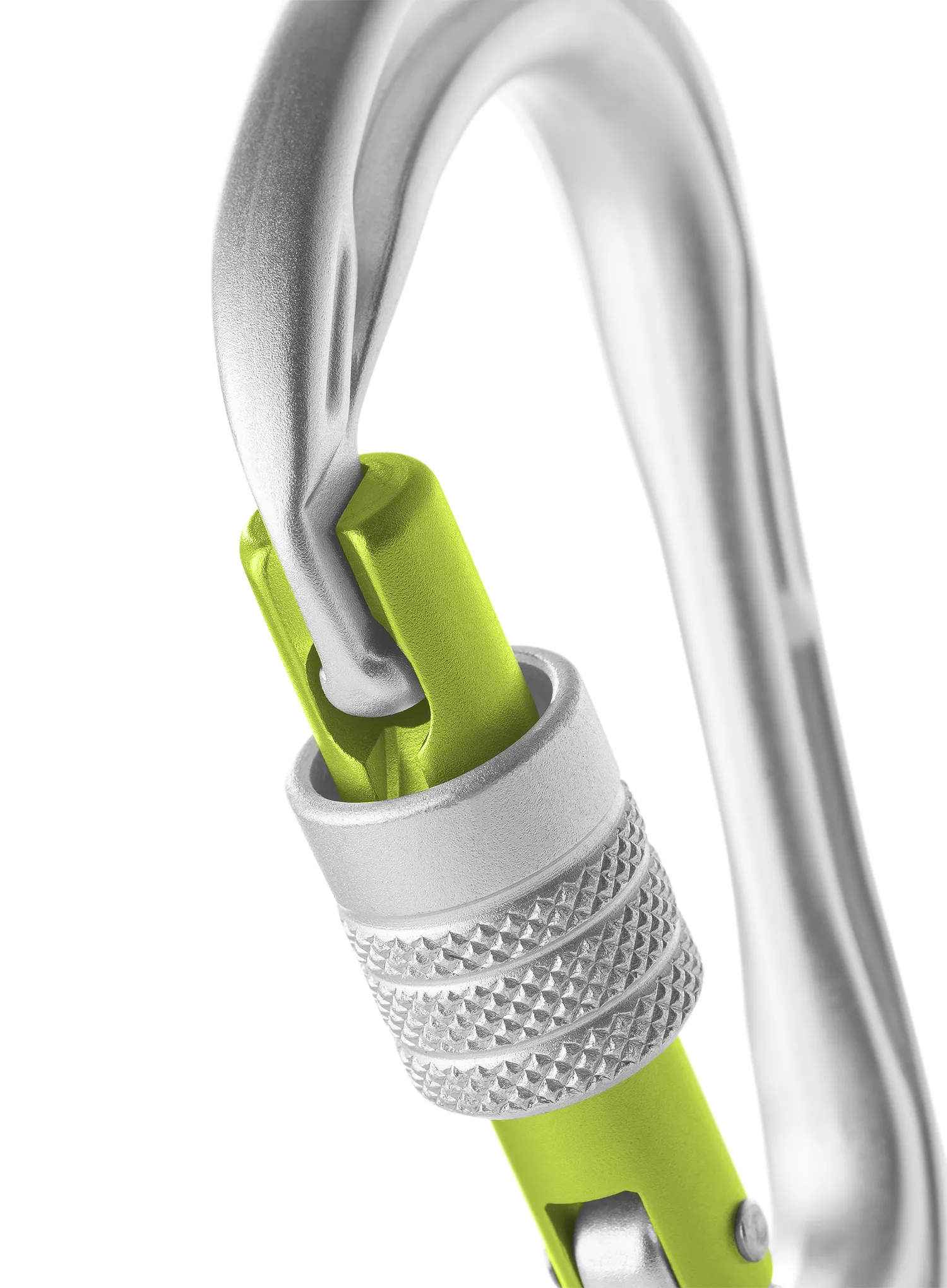 Karabiner za penjanje Edelrid HMS Strike Screw II - silver