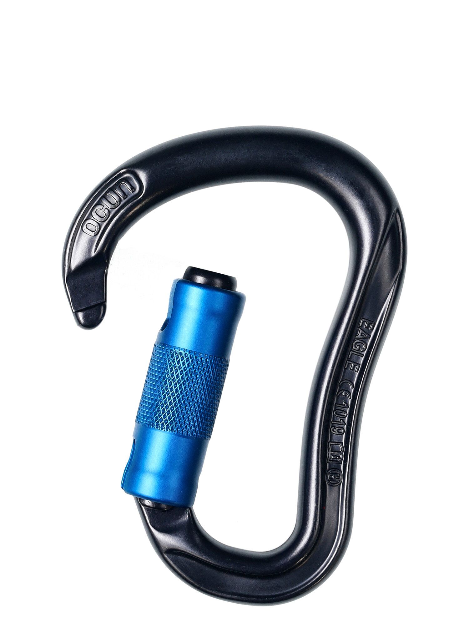 Karabiner za penjanje Ocun Eagle HMS Triple - anthracite/blue