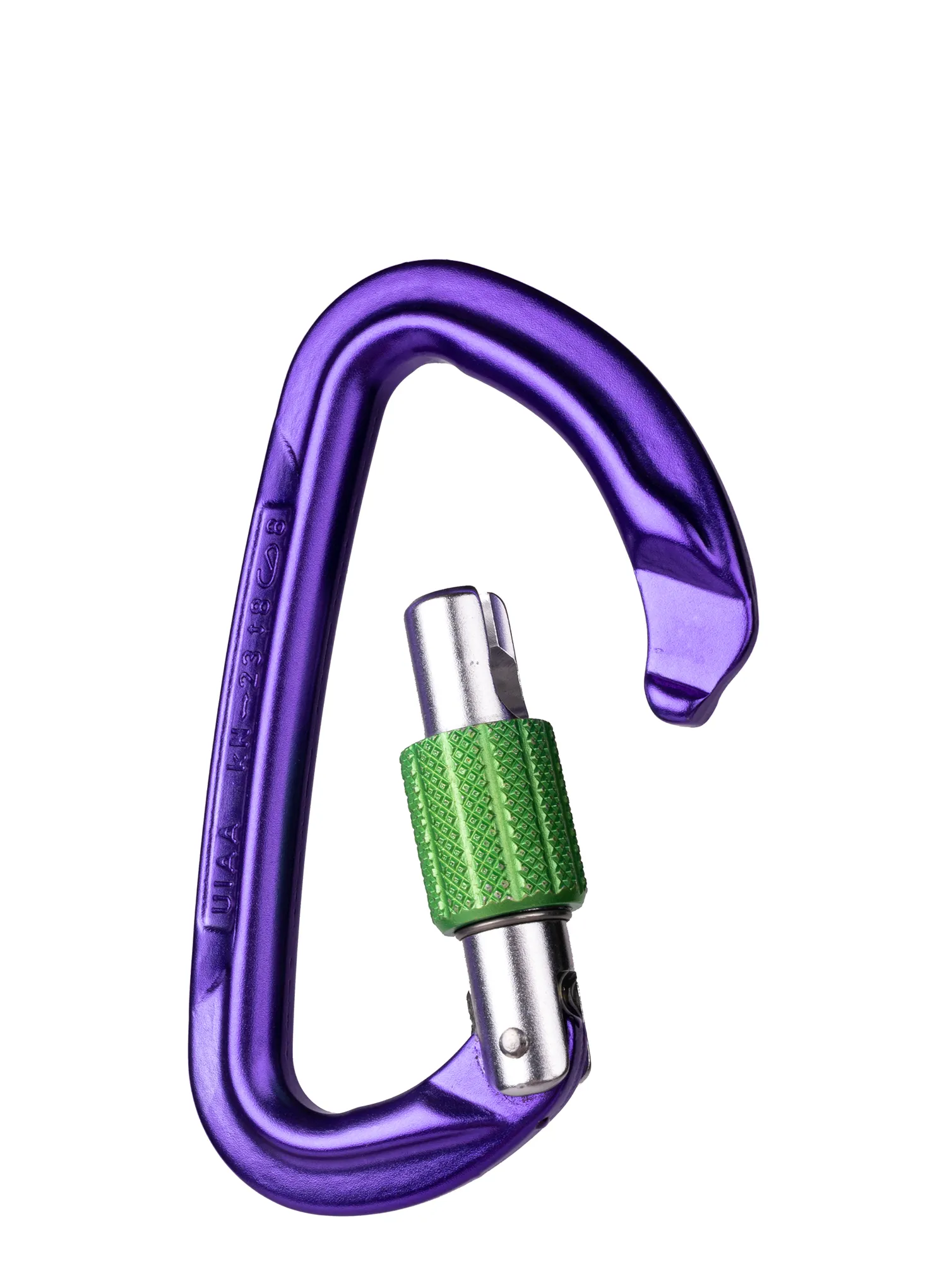 Karabiner za penjanje Wild Country Session Screw Gate - purple/green