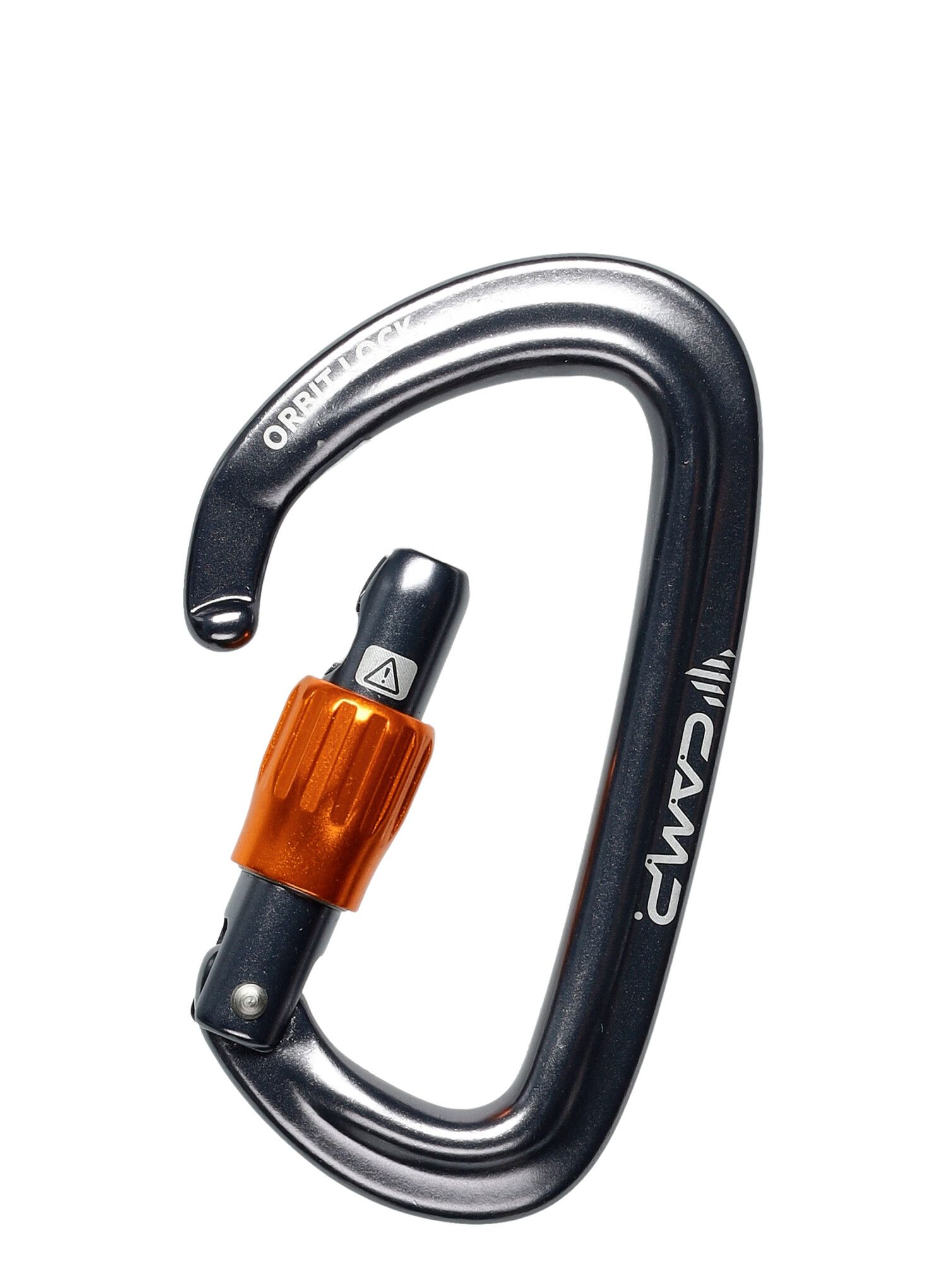 Karabiner s maticom Camp Orbit Lock - gun metal