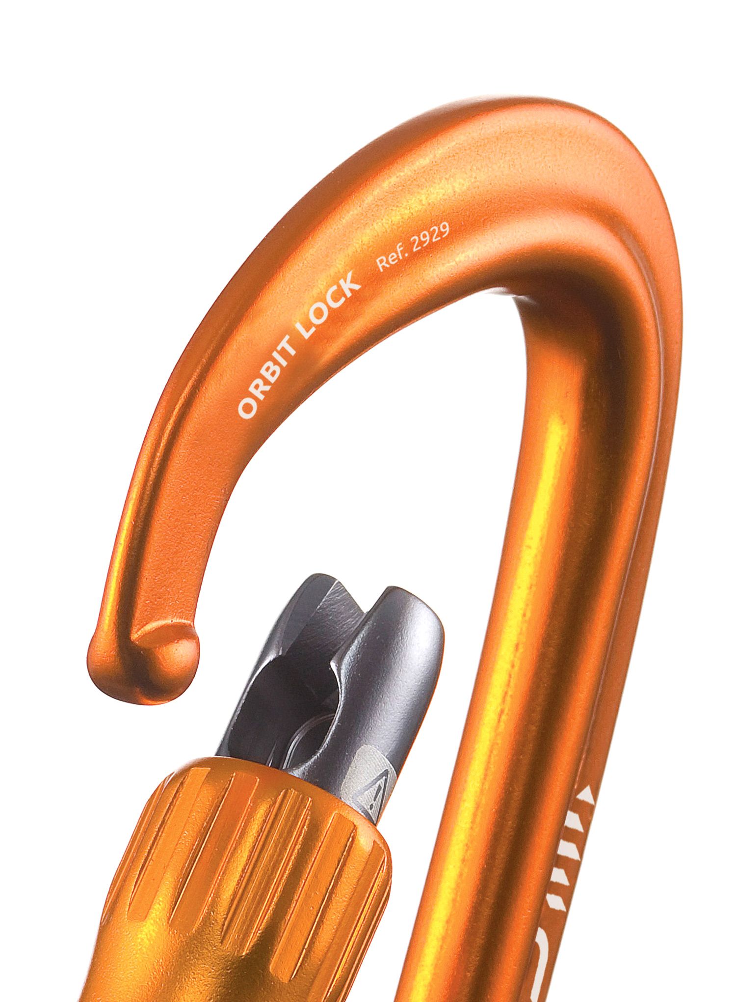 Karabiner s maticom Camp Orbit Lock - orange