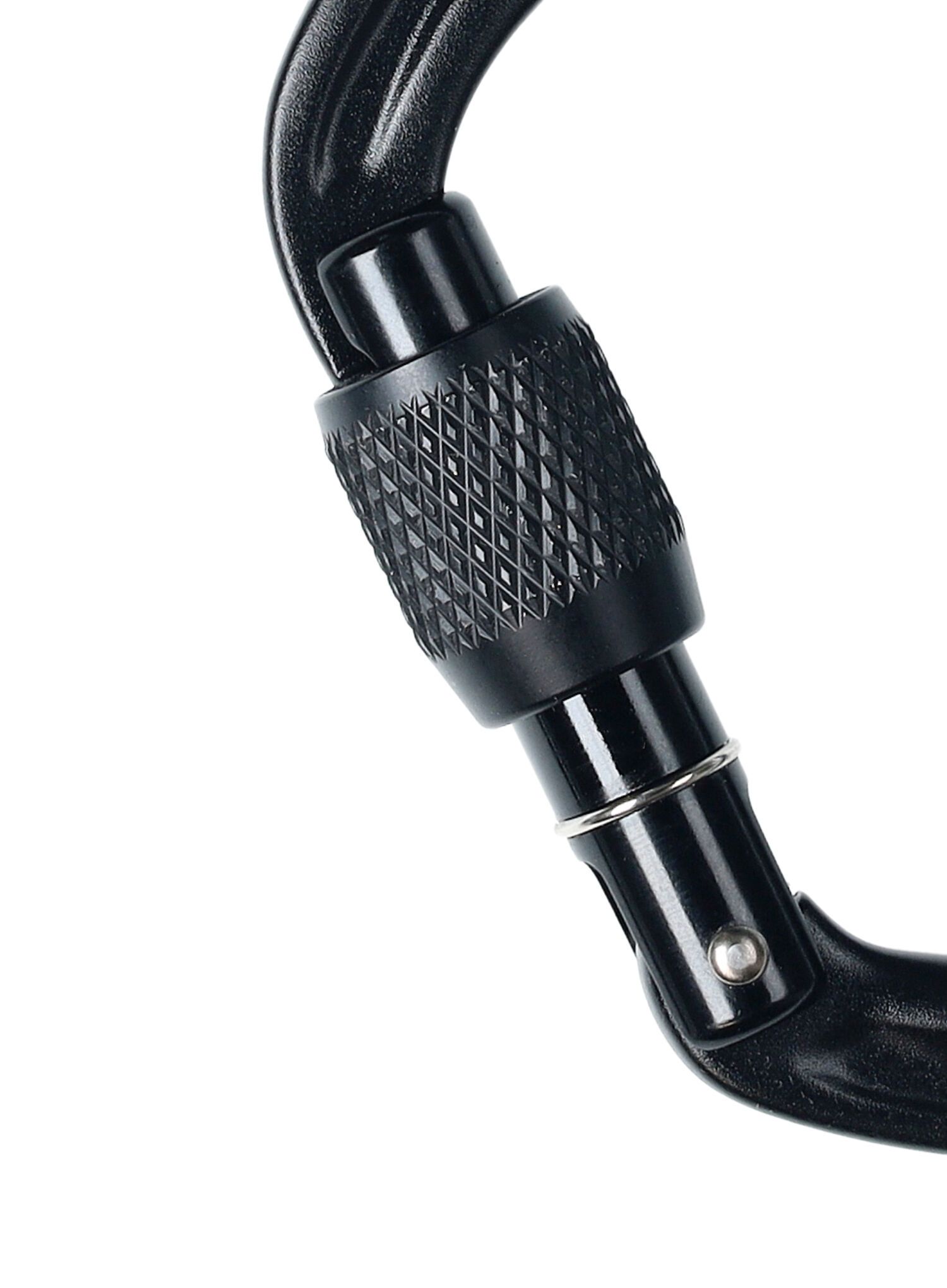 Karabiner za penjanje Black Diamond LiteForge Screwgate - black