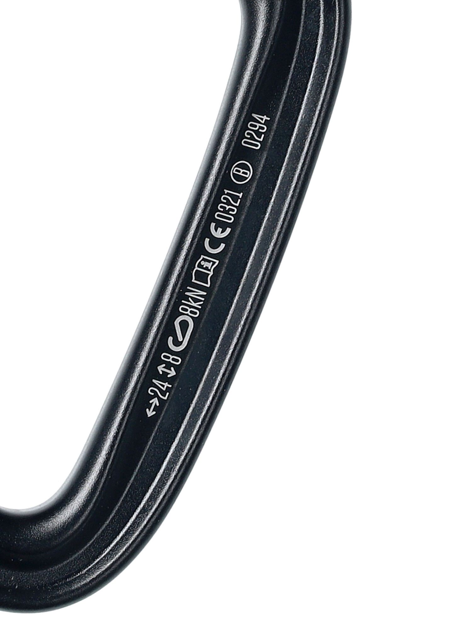 Karabiner za penjanje Black Diamond LiteForge Screwgate - black