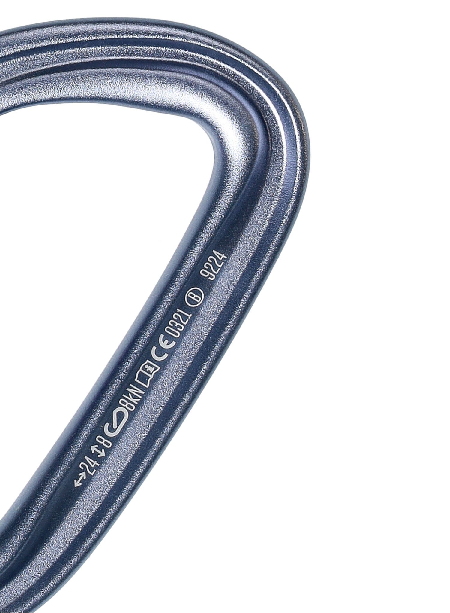 Karabiner za penjanje Black Diamond LiteForge Screwgate - gray
