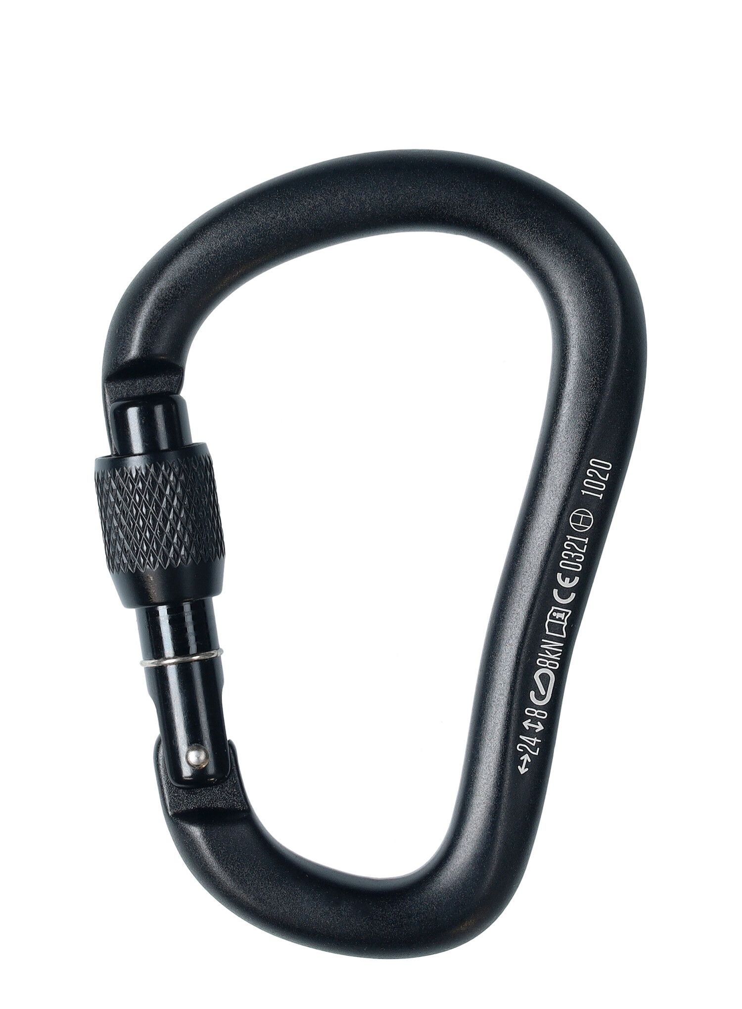 Karabiner za penjanje Black Diamond RockLock Screwgate - black