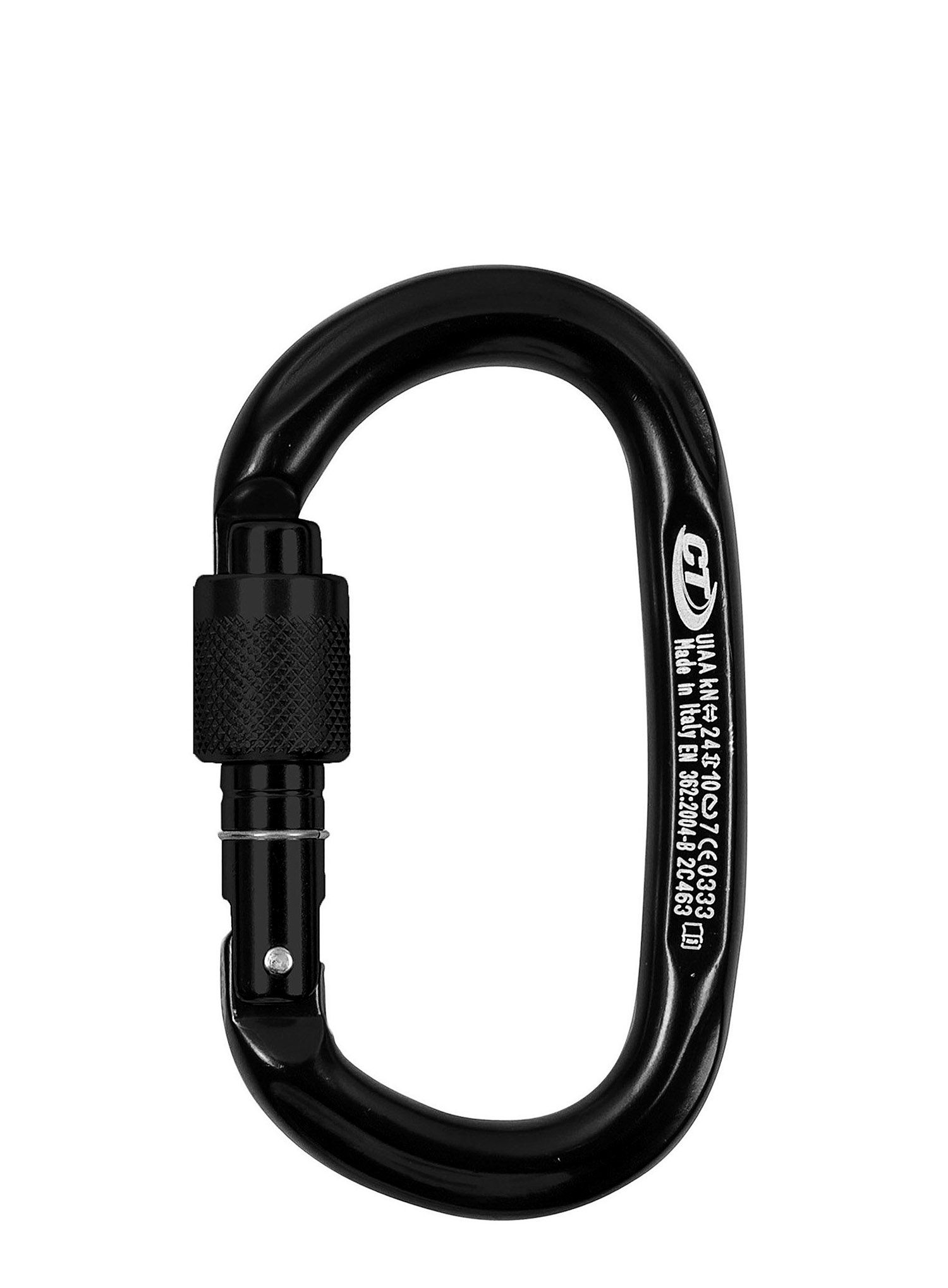 Karabiner za penjanje Climbing Technology Pillar CF SG - black