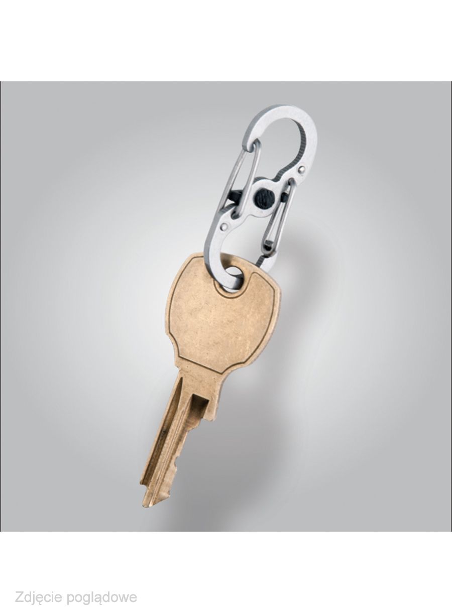 Karabiner za ključeve Nite Ize S-Biner MicroLock 2Pack - black