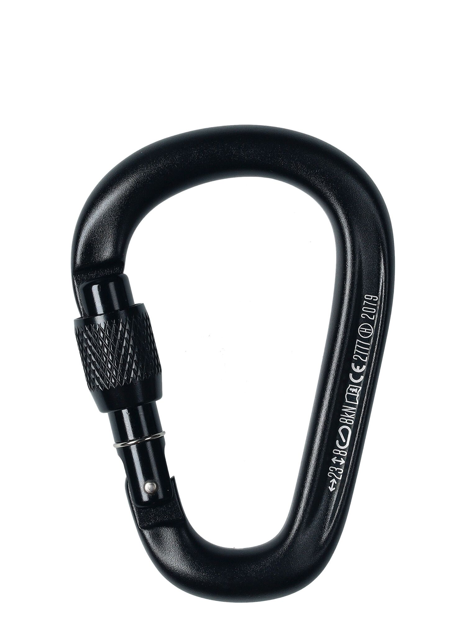 Karabiner za penjanje Black Diamond Pearlock Screwgate - black