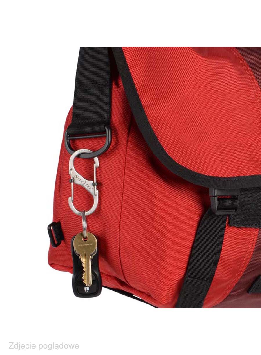 Karabiner Nite Ize S-Biner 2 Slide Lock - steel