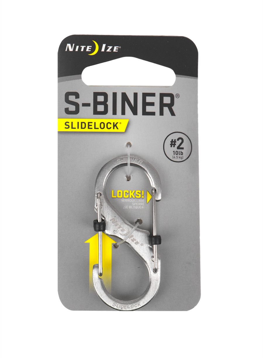 Karabiner Nite Ize S-Biner 2 Slide Lock - steel