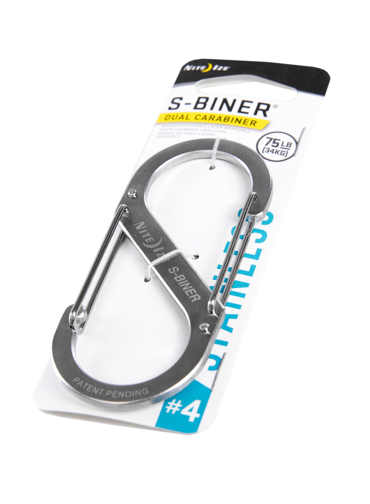 Karabiner za ključeve Nite Ize S-Biner 4 Dual Steel