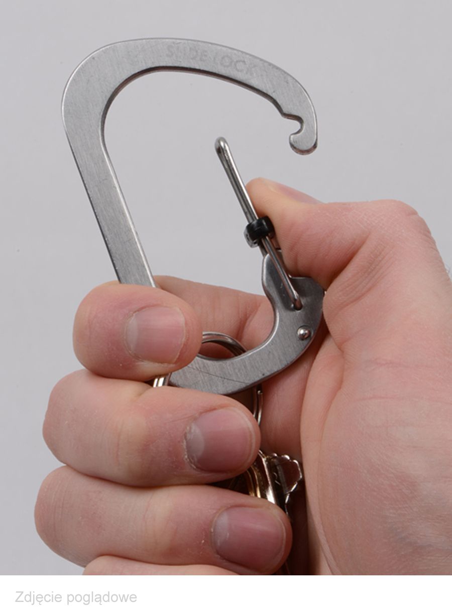 Karabiner za ključeve Nite Ize SlideLock Carabiner 2 - black