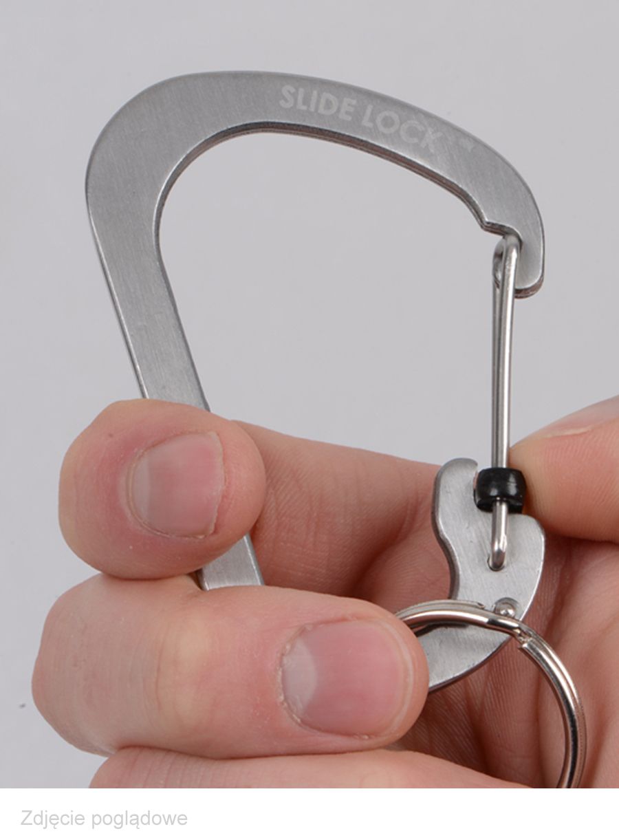 Karabiner za ključeve Nite Ize SlideLock Carabiner 2 - black