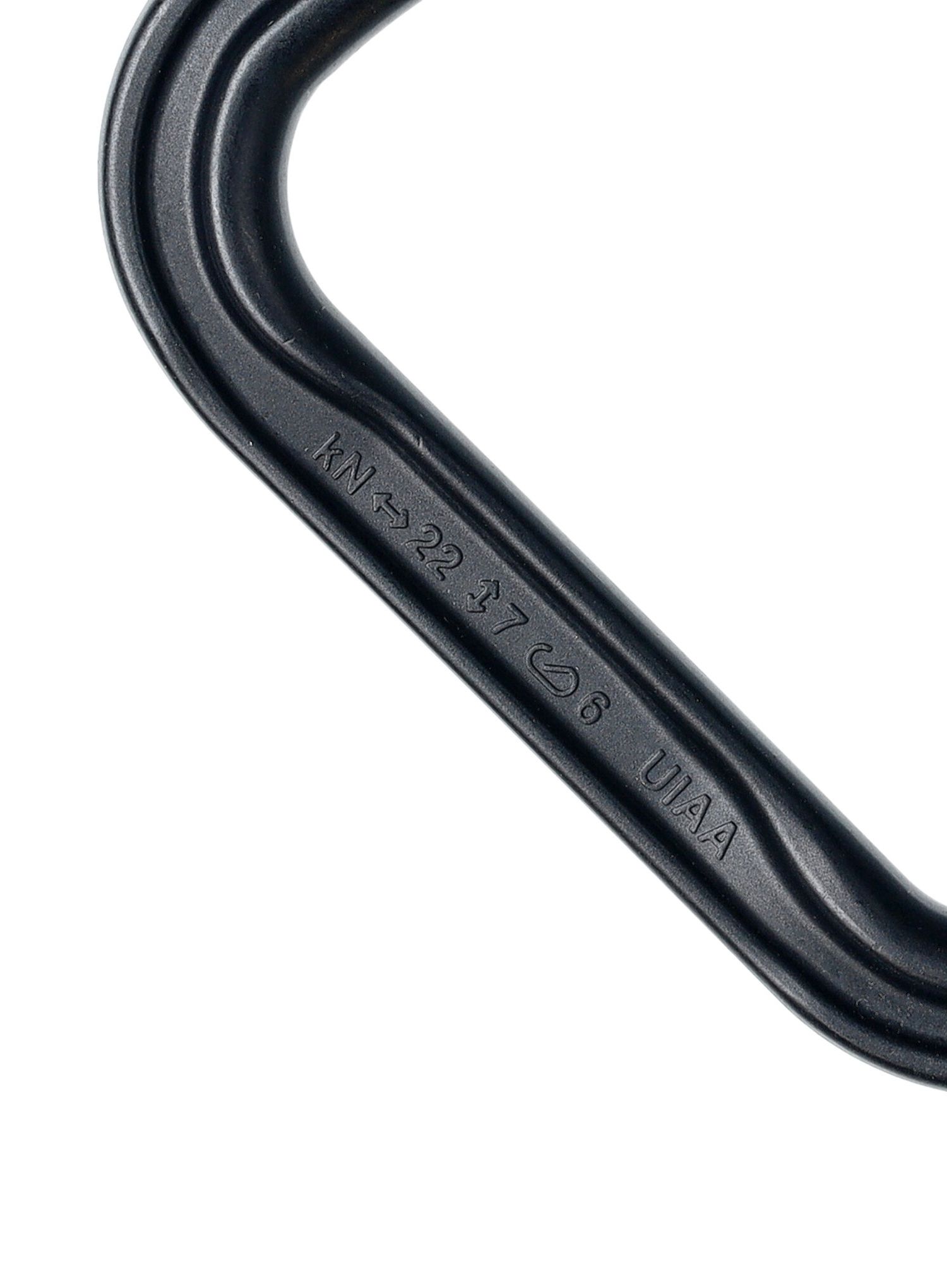 Karabiner za penjanje Petzl Attache Screw-Lock - black