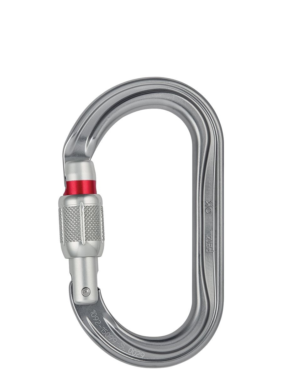 Karabiner za penjanje Petzl OK Screw-Lock