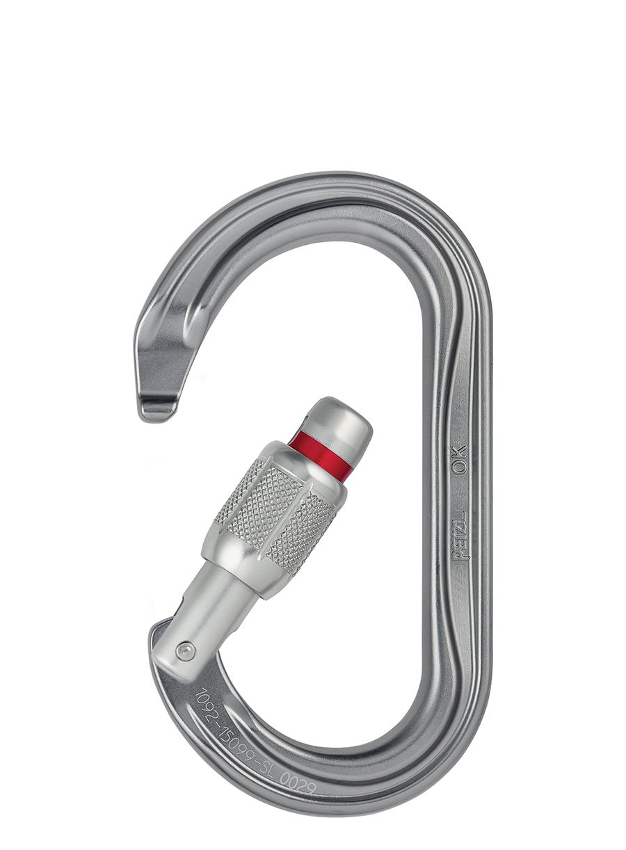 Karabiner za penjanje Petzl OK Screw-Lock
