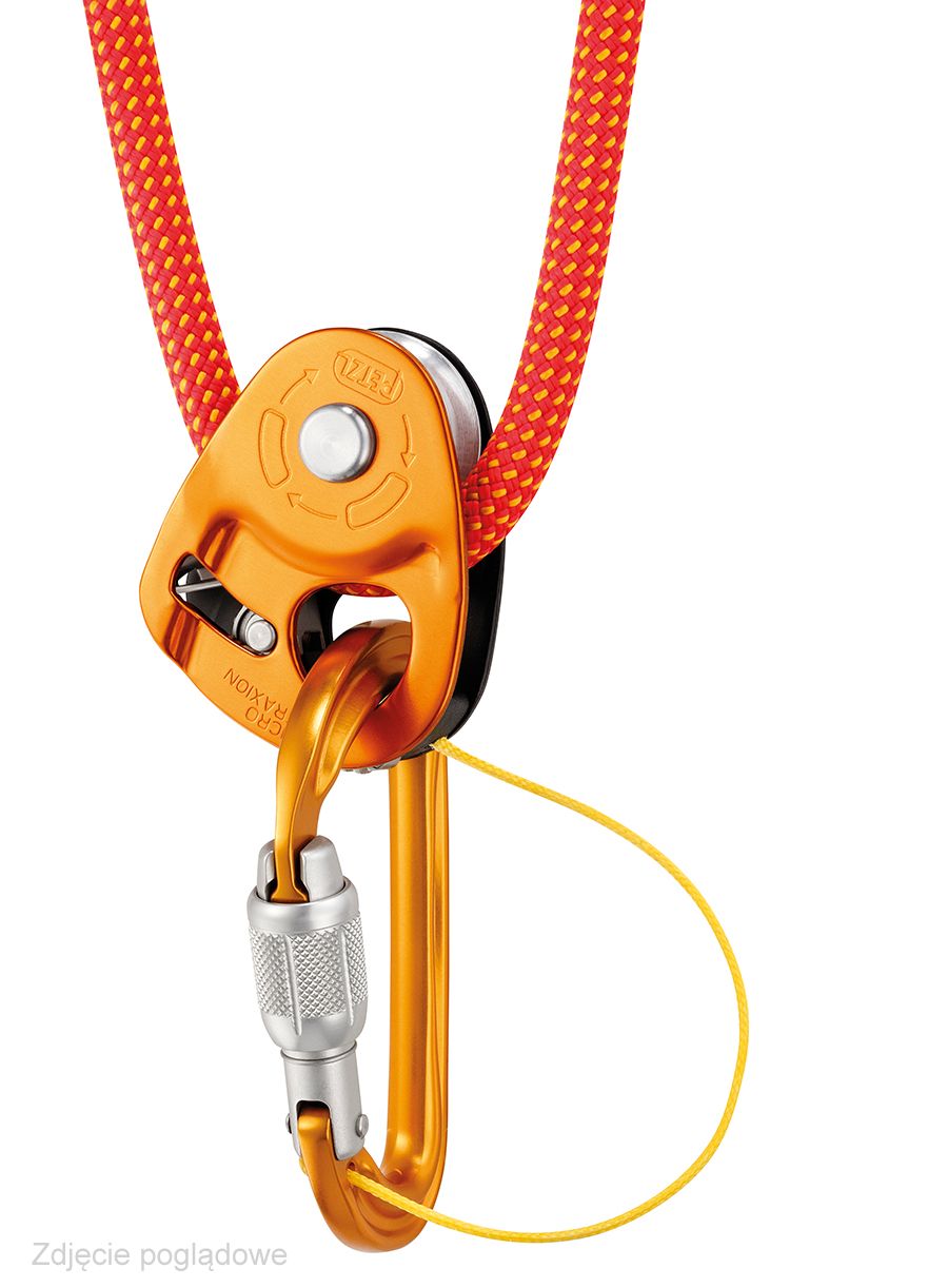 Karabiner za penjanje Petzl SmD Screw-Lock - orange
