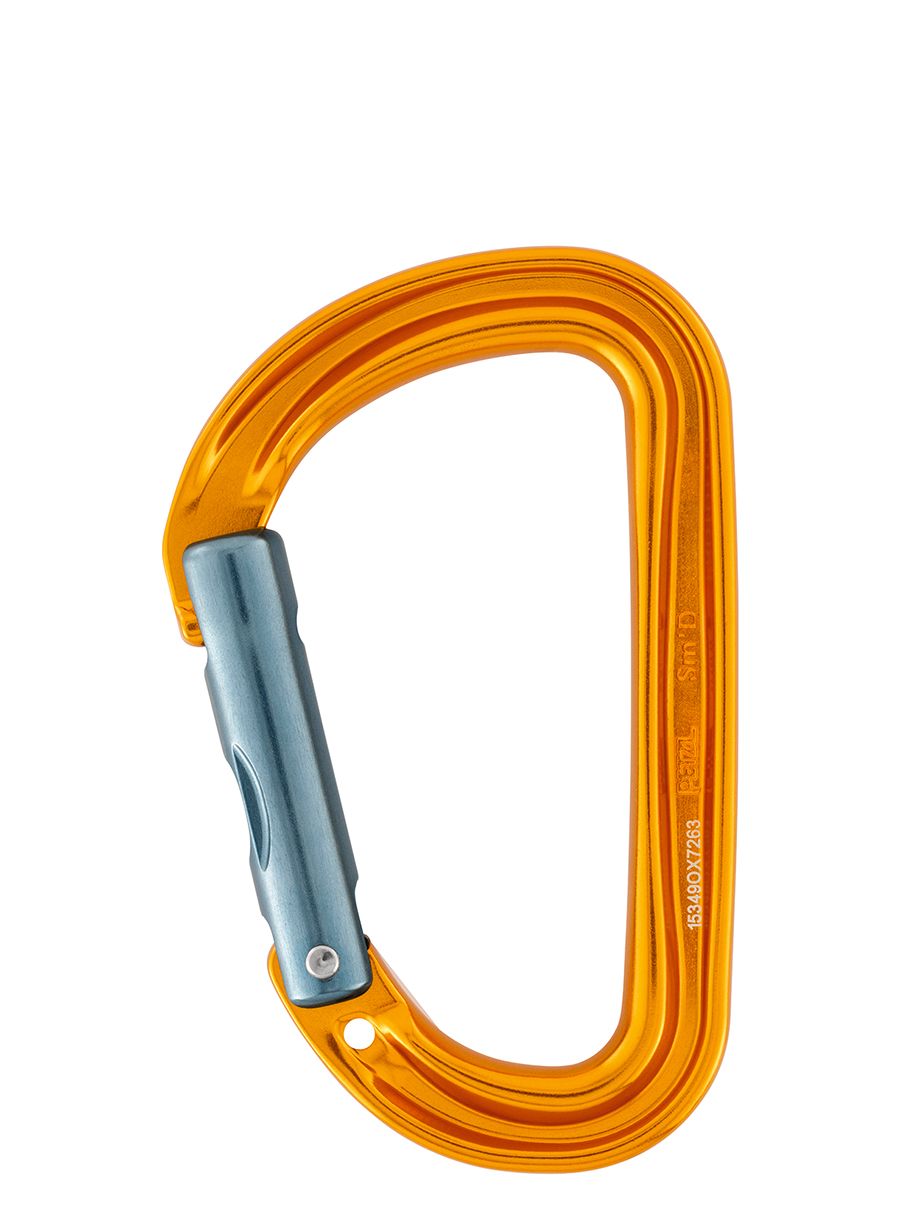 Karabiner za penjanje Petzl SmD Wall - orange